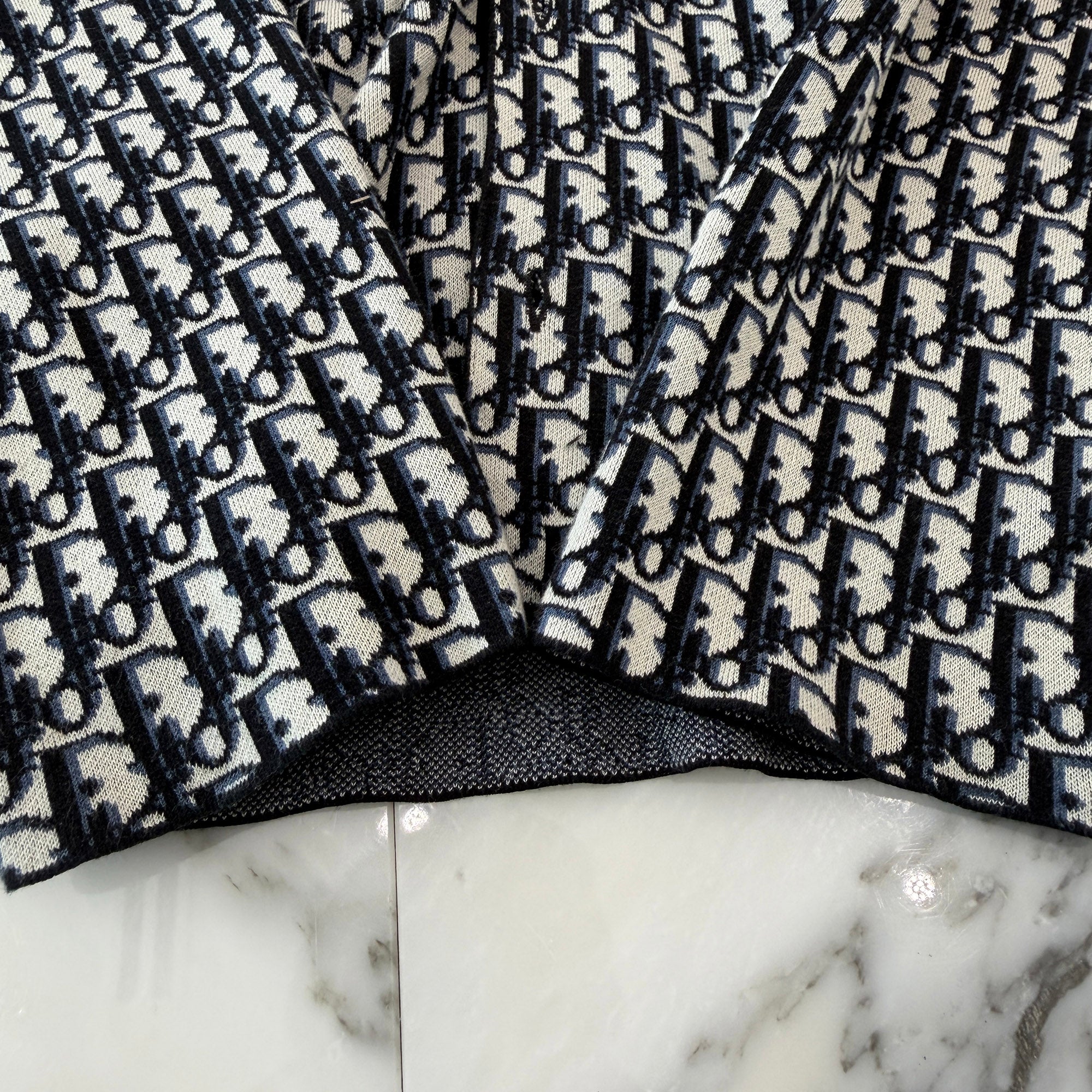DIOR 2020SS Oblique Cotton Jacquard Overshirt 023M550AT099 Size XL ディオール オブリーク コットン ジャガード オーバーシャツ サイズXL