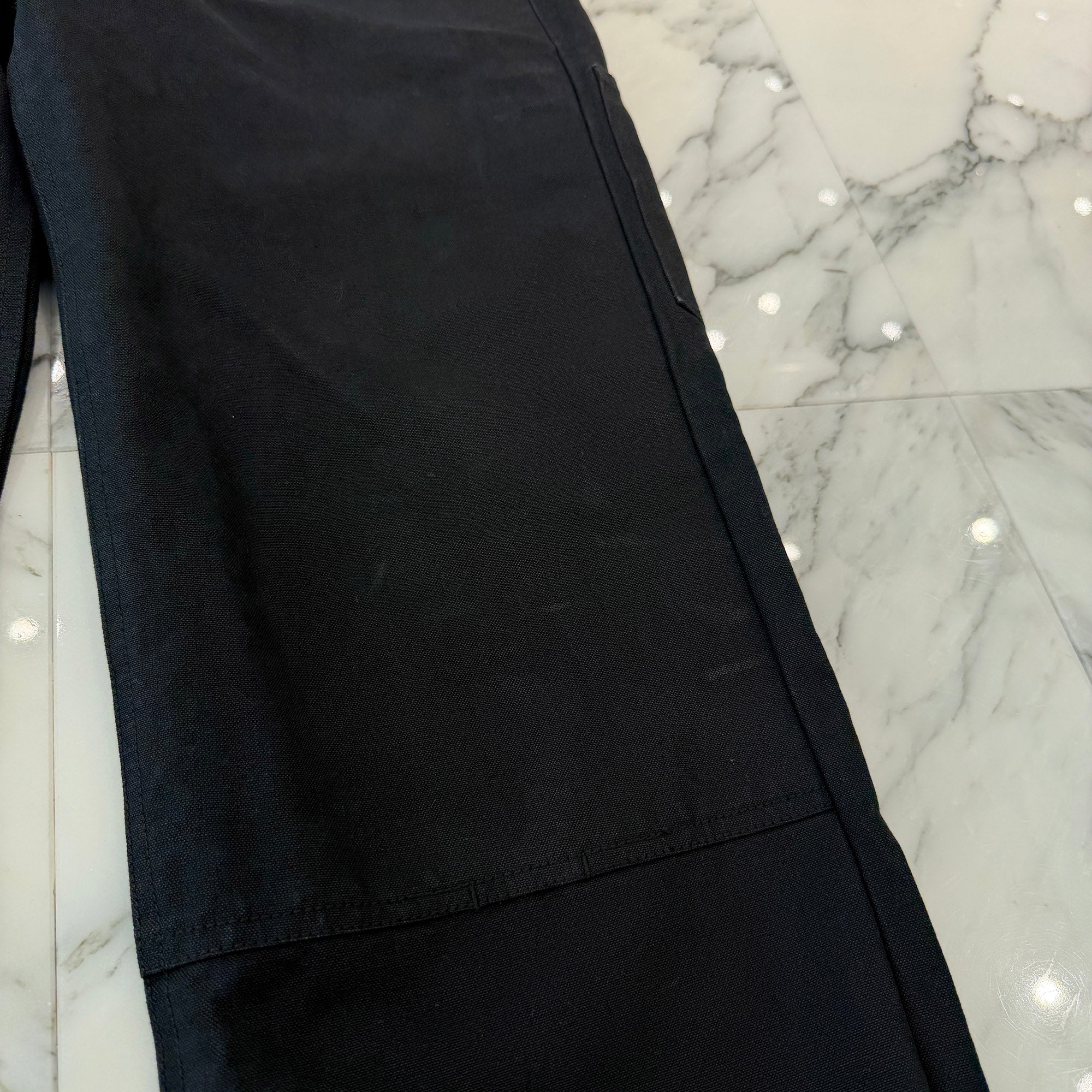 CHROME HEARTS Cemetery Cross Leather Patch Cotton Cargo Pants Size 33 クロムハーツ セメタリークロス レザーパッチコットンカーゴパンツ サイズ33