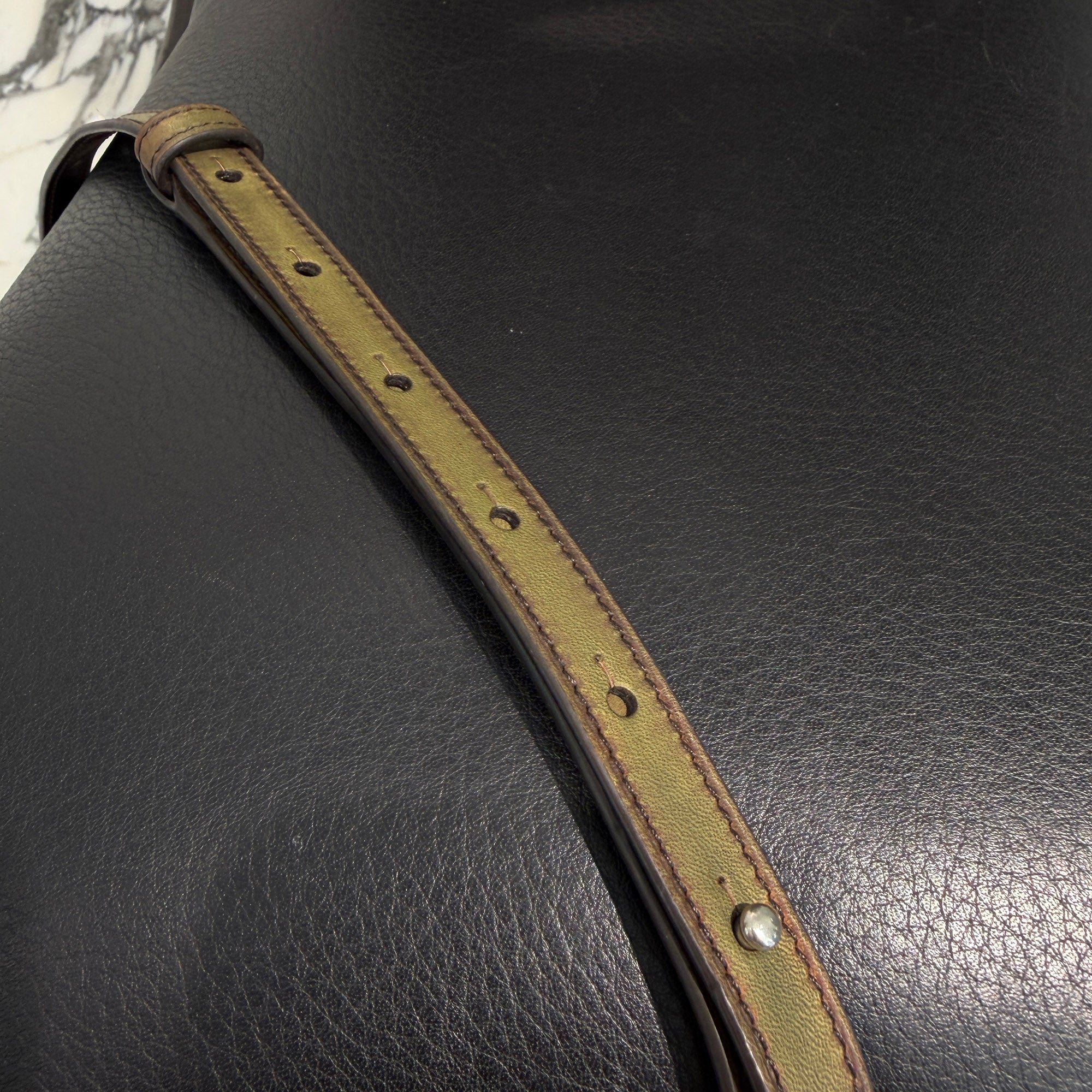Berluti Un Jour Nano Scritto Leather Shoulder Pouch ベルルッティ アンジュール ナノ スクリットレザー ショルダーポーチ