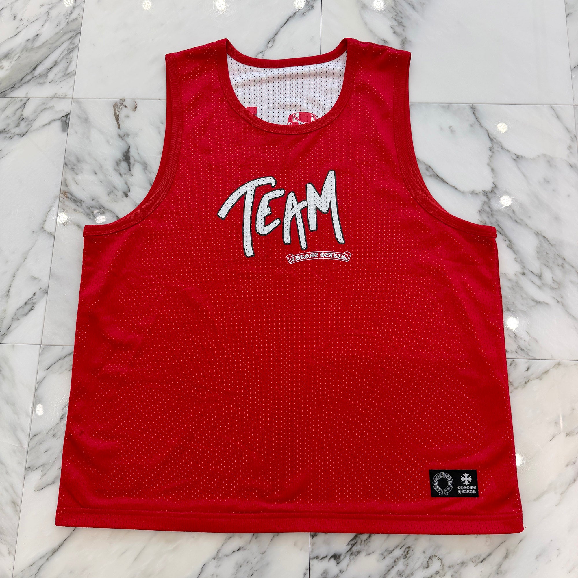 CHROME HEARTS × MATTY BOY "TEAM" Mesh Warm Up Jersey Size L クロムハーツ × マッティボーイ "チーム" メッシュウォームアップジャージー サイズL