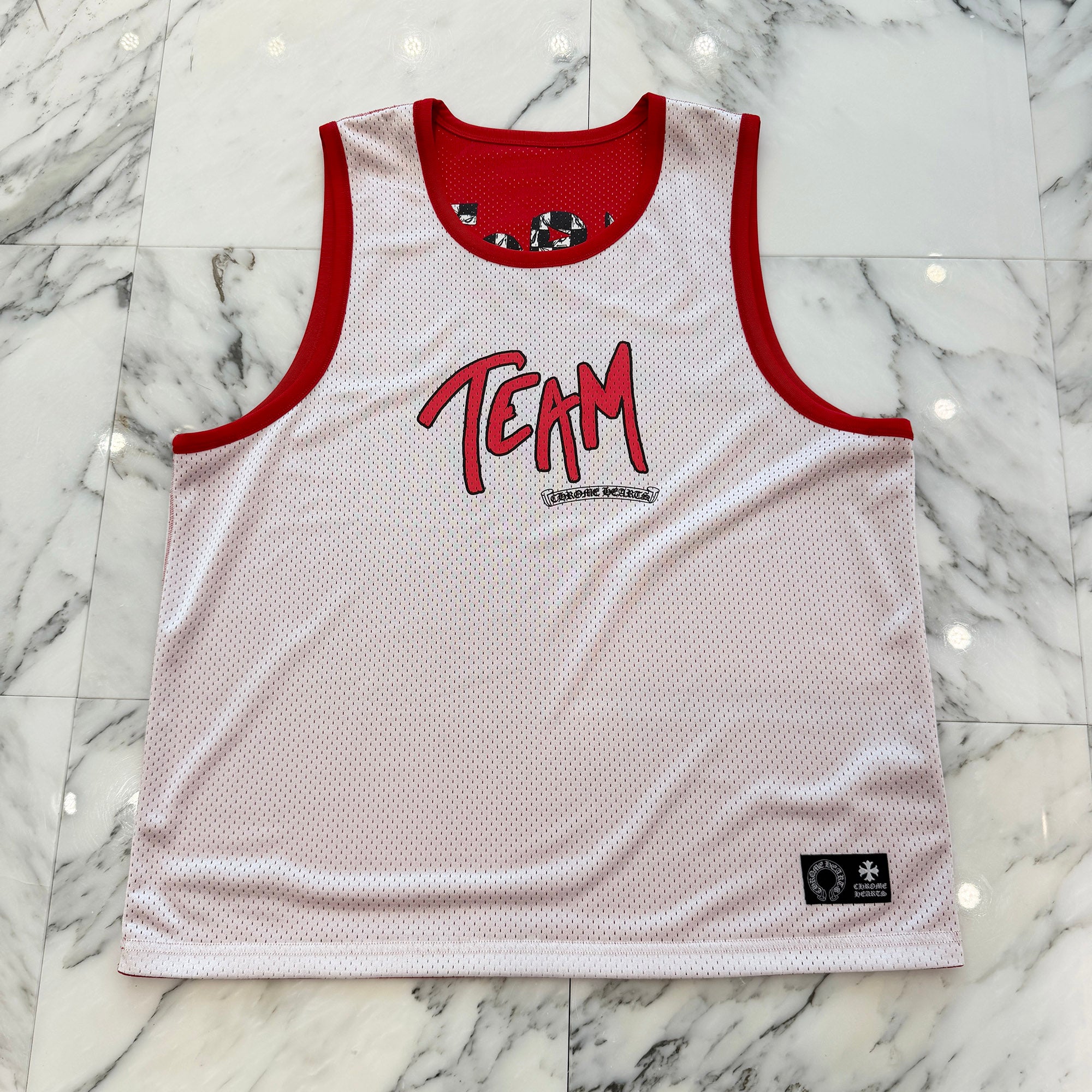 CHROME HEARTS × MATTY BOY "TEAM" Mesh Warm Up Jersey Size L クロムハーツ × マッティボーイ "チーム" メッシュウォームアップジャージー サイズL