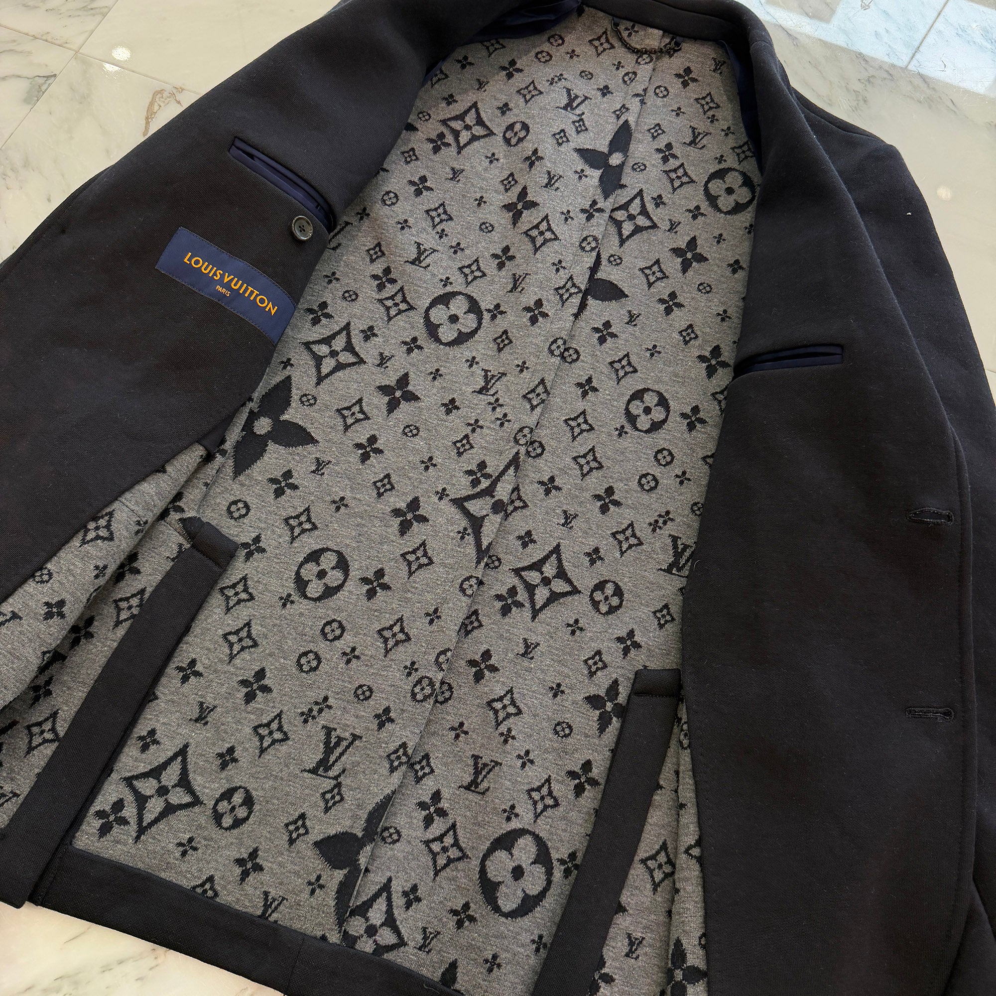 LOUIS VUITTON 2022SS Staples Edition Tailored Jacket HKJ40E Size 48 ルイヴィトン ステープルズ エディション テーラードジャケット サイズ48