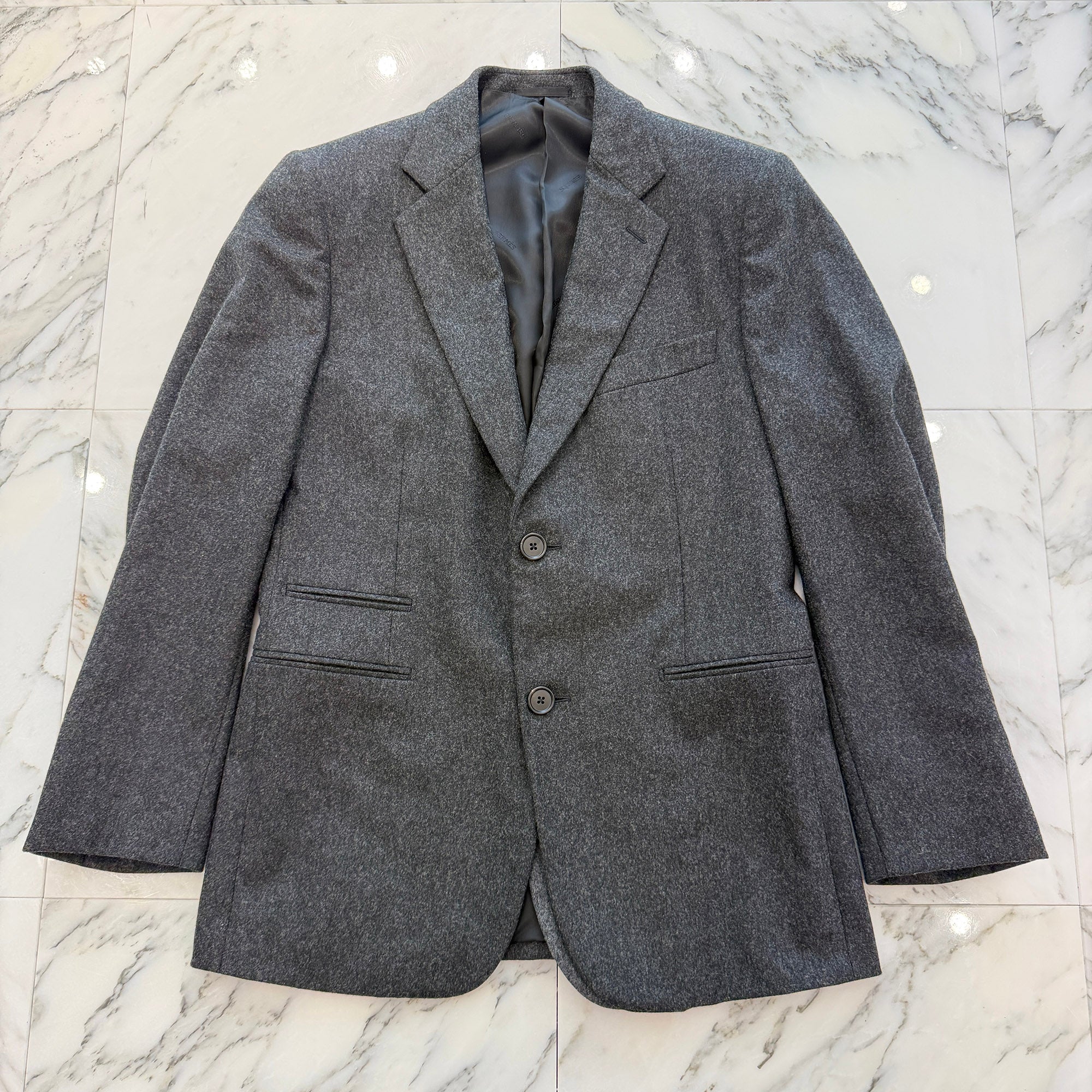HERMES Tailored Wool Jacket G9362K Size 48 エルメス テーラード ウール ジャケット サイズ48