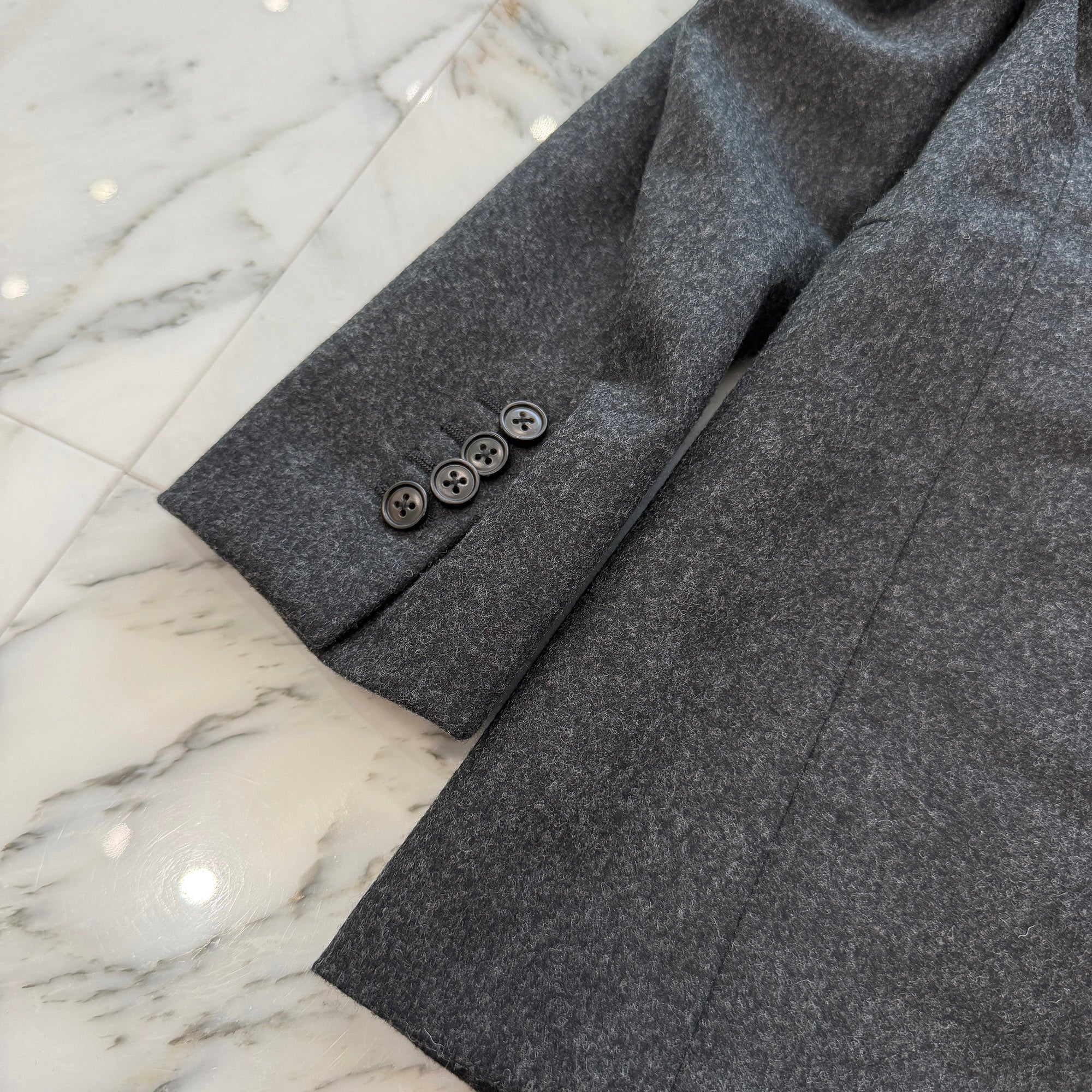 HERMES Tailored Wool Jacket G9362K Size 48 エルメス テーラード ウール ジャケット サイズ48