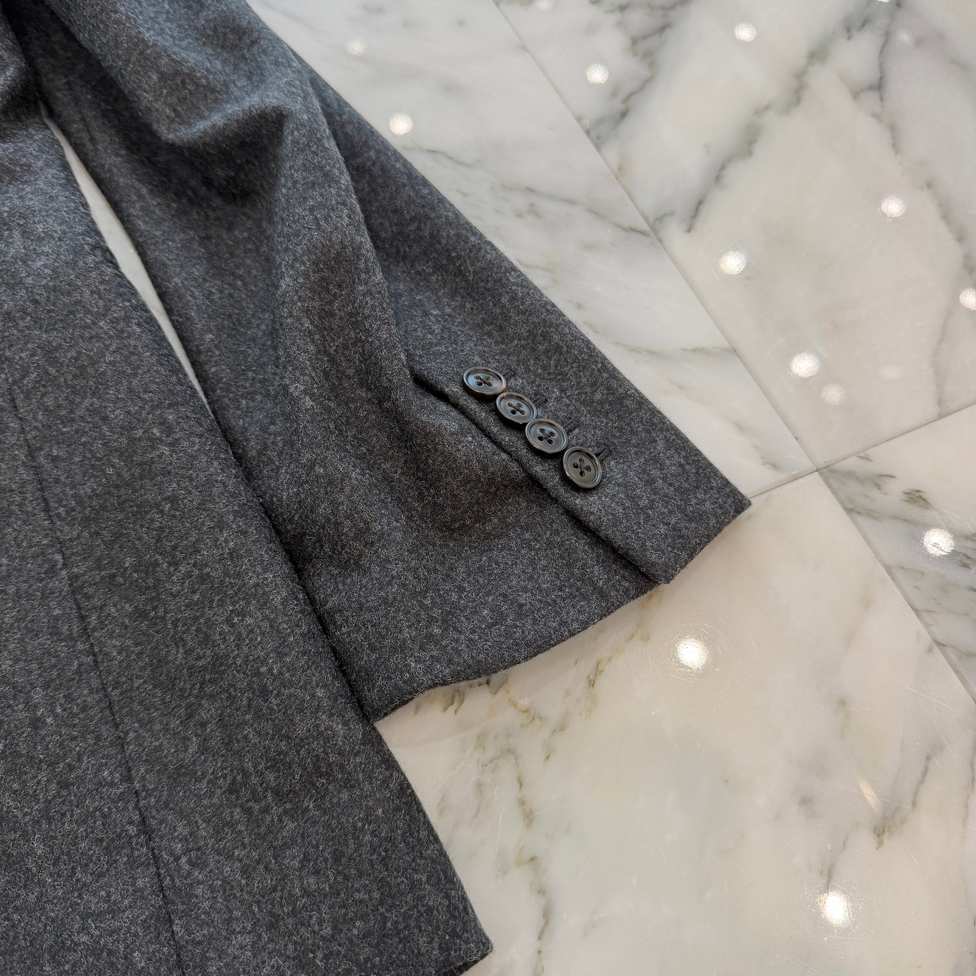 HERMES Tailored Wool Jacket G9362K Size 48 エルメス テーラード ウール ジャケット サイズ48