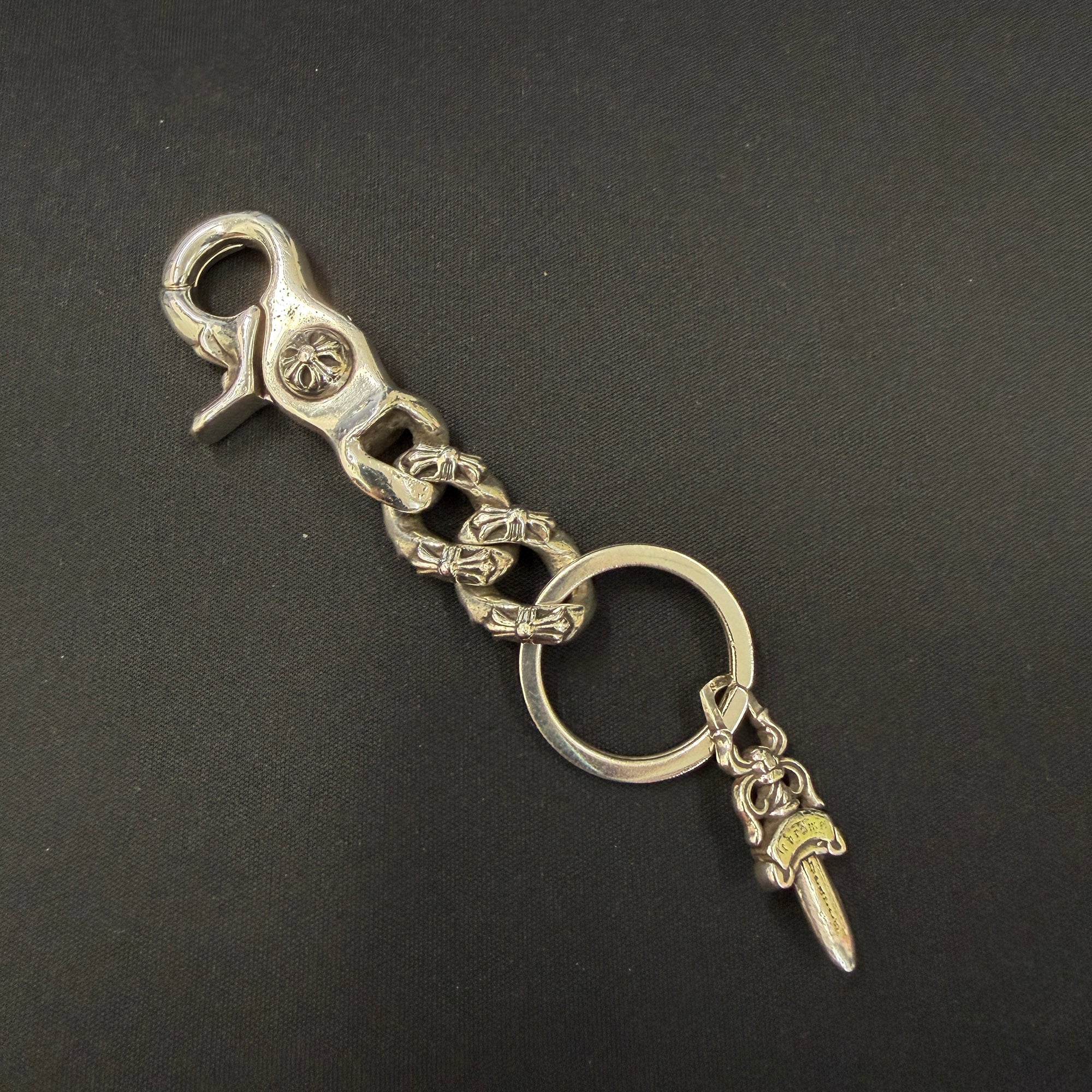 CHROME HEARTS Fancy Chain Keyring Short クロムハーツ ファンシー チェーン キーリング ショート
