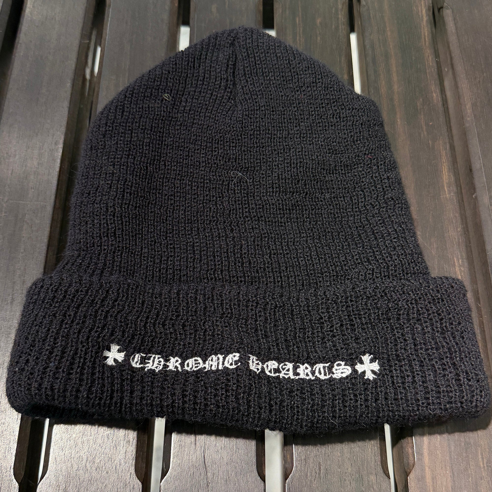 CHROME HEARTS CH Plus WOOL WATCH CAP Size ONE SIZE (23cm) クロムハーツ CHプラス ウール ウォッチキャップ ビーニー サイズONE SIZE (23cm)