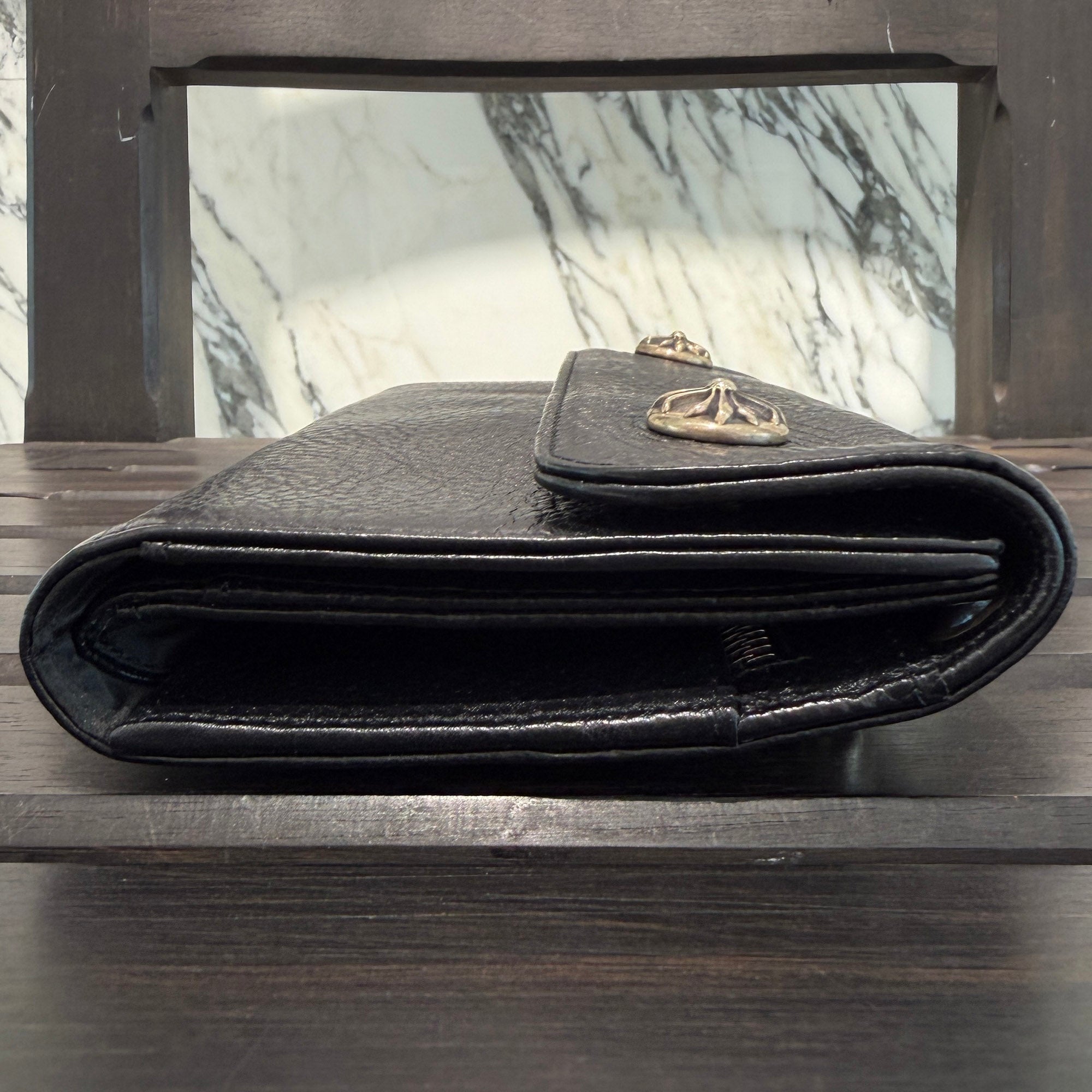 CHROME HEARTS Wave Cross Ball Wallet クロムハーツ ウェーブクロスボール ウォレット