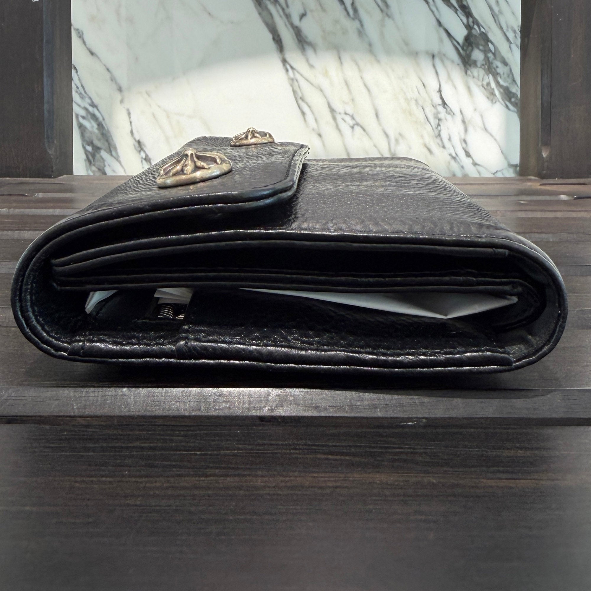 CHROME HEARTS Wave Cross Ball Wallet クロムハーツ ウェーブクロスボール ウォレット