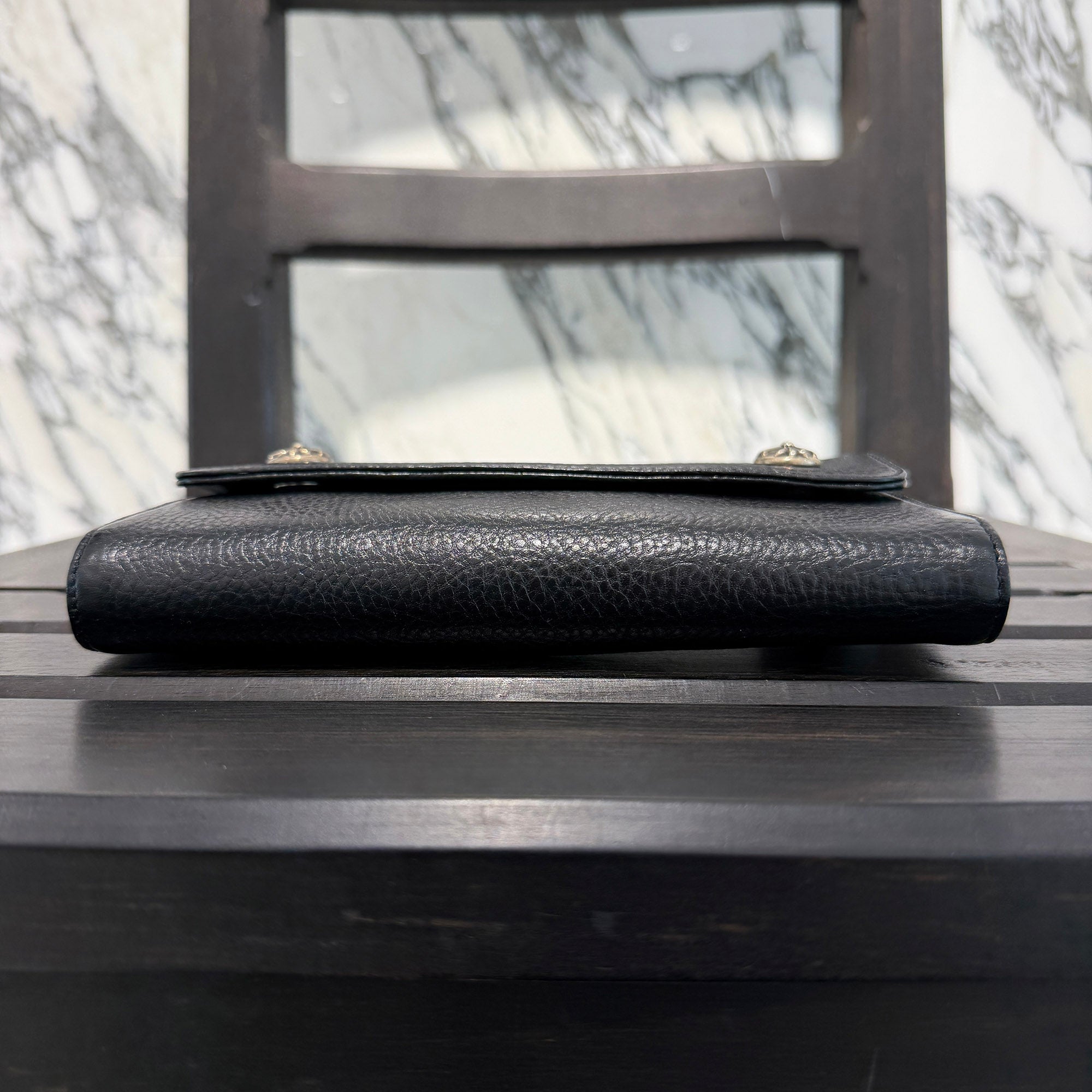 CHROME HEARTS Wave Cross Ball Wallet クロムハーツ ウェーブクロスボール ウォレット