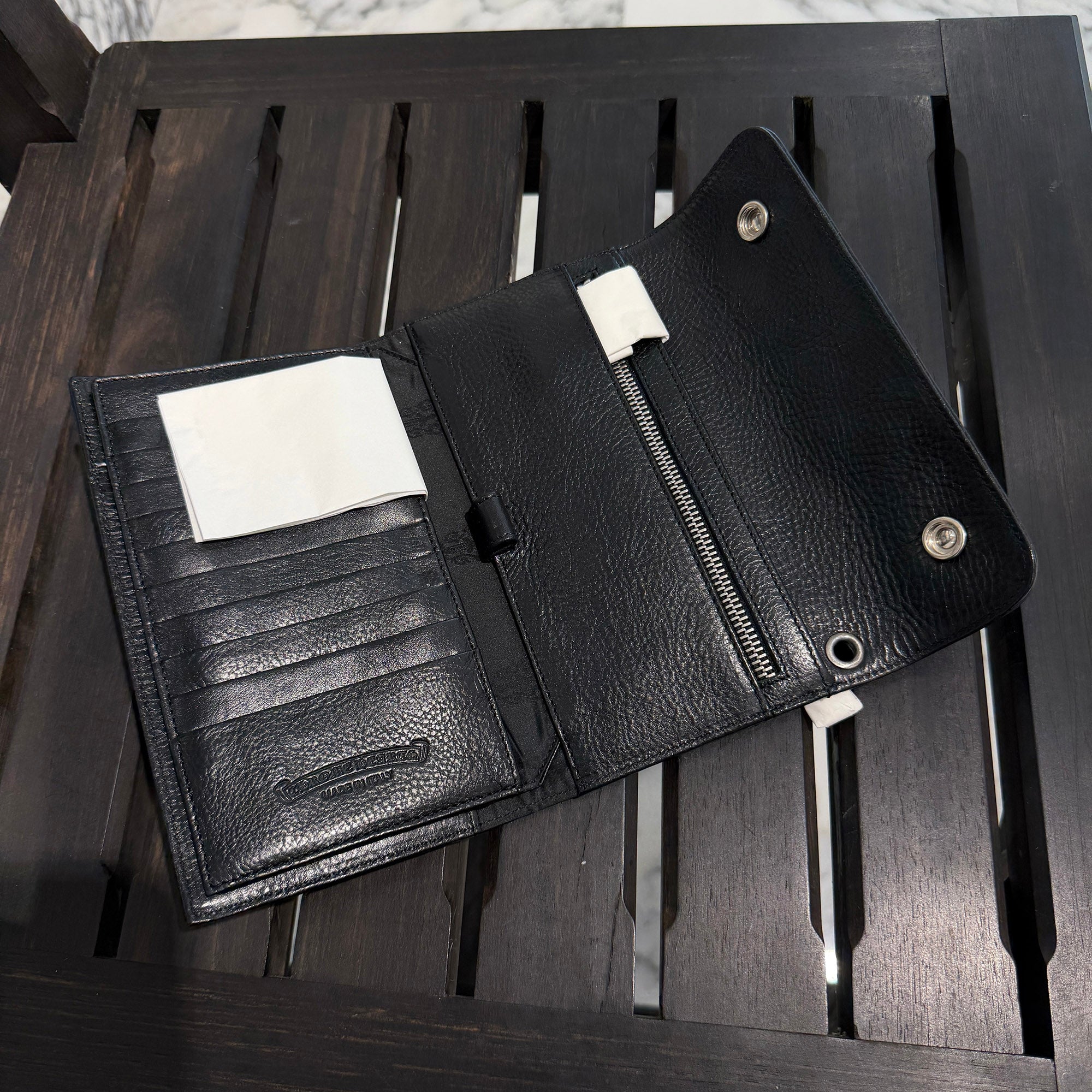 CHROME HEARTS Wave Cross Ball Wallet クロムハーツ ウェーブクロスボール ウォレット