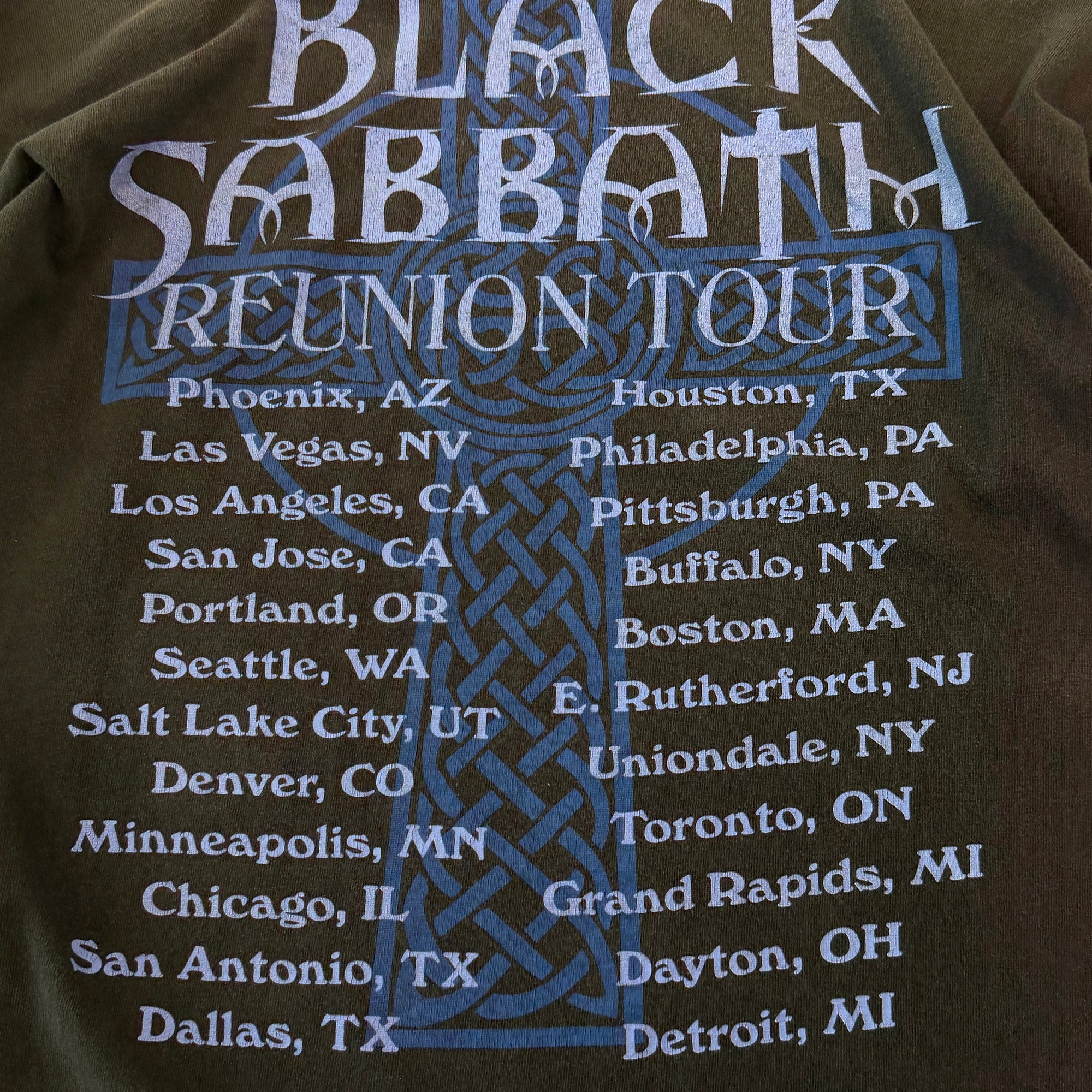 Vintage 90's Black Sabbath "Reunion Tour 1999" ROYAL AVALON S/S Tee Size XL ヴィンテージ 90's ブラック サバス "リユニオン ツアー 1999" ロイヤルアヴァロン社製Tシャツ サイズXL