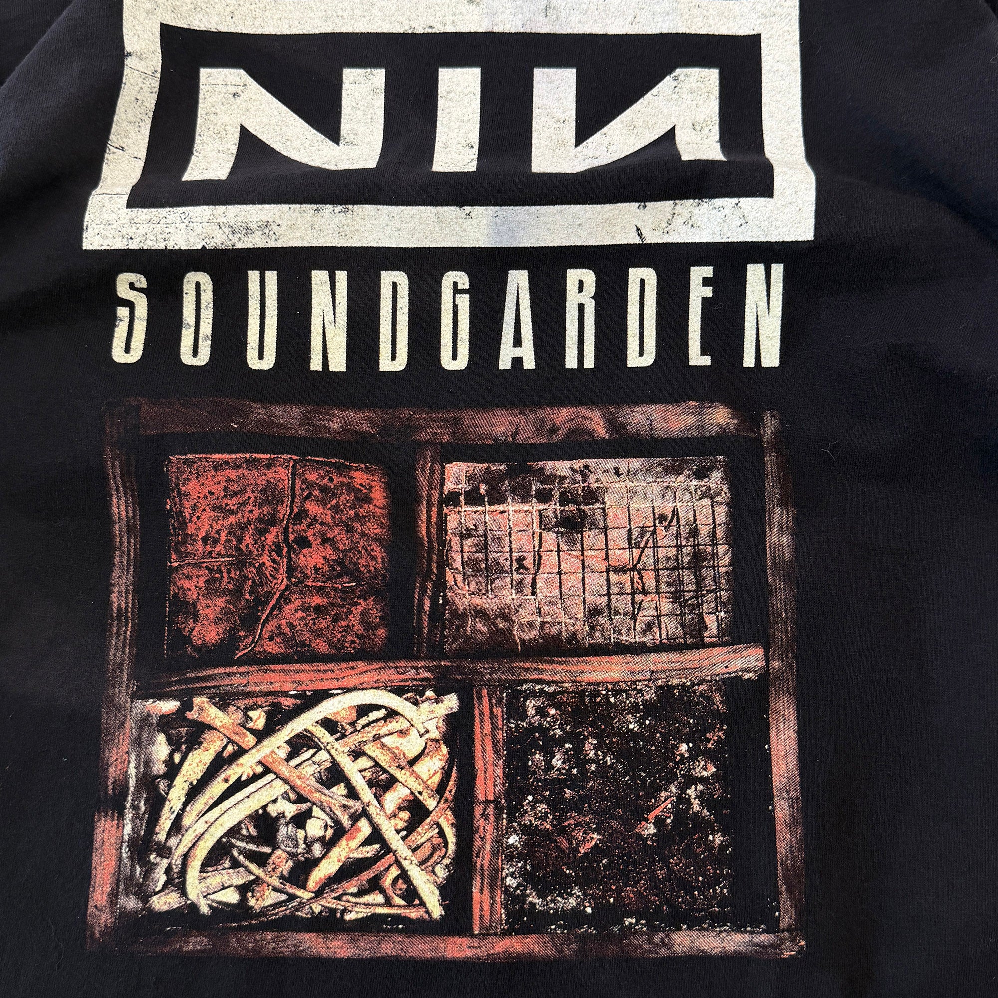 Vintage 00's NINE INCH NAILS × Sound Garden "North American Tour 2014" ALSTYLE S/S Tee Size L ヴィンテージ 00's ナインインチネイルズ×サウンドガーデン "ノース アメリカン ツアー 2014" アルスタイル社製 Tシャツ サイズL