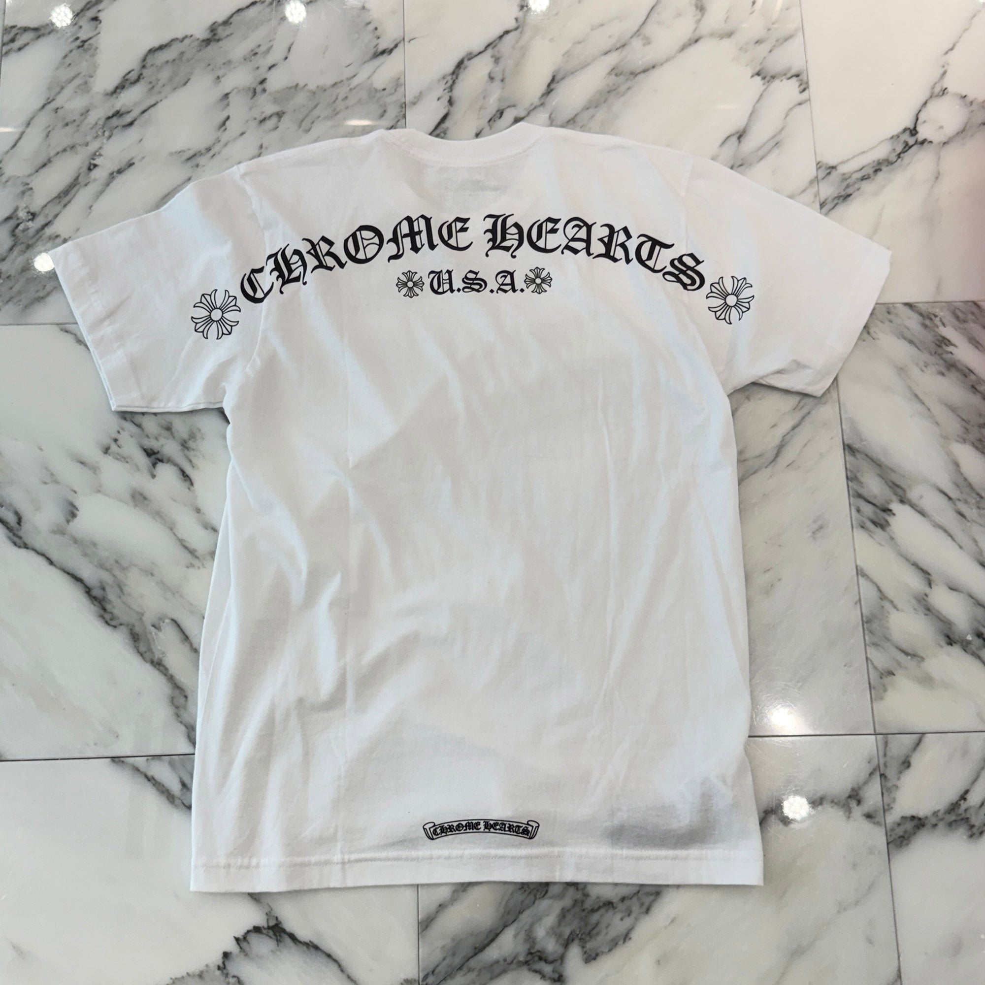 CHROME HEARTS Back Arch Logo USA Print Tee Size M クロムハーツ バックアーチロゴ USA プリントティー サイズM
