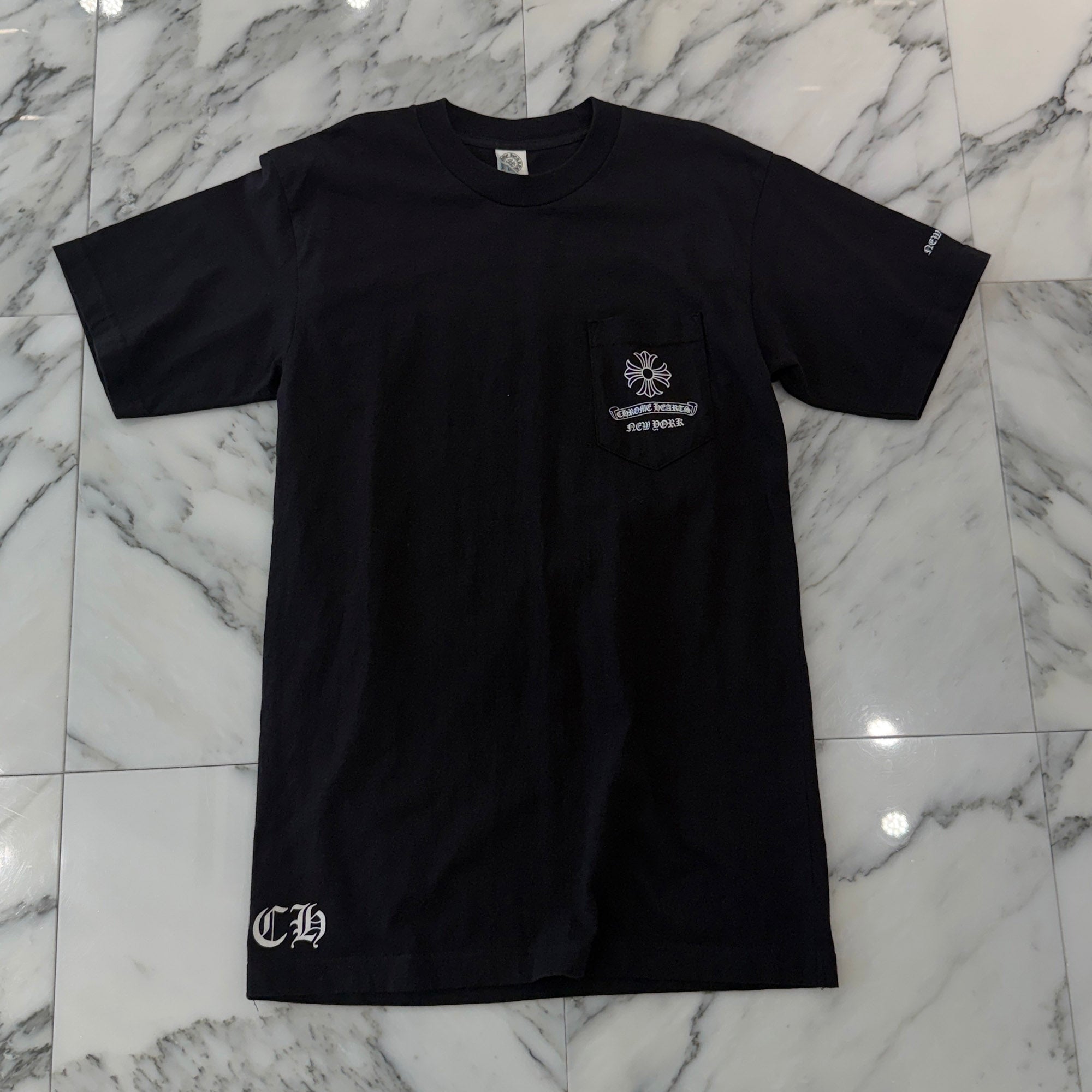CHROME HEARTS New York Limited Back CH Plus Print Tee Size L クロムハーツ ニューヨーク限定 バック CHプラス プリント Tシャツ サイズL