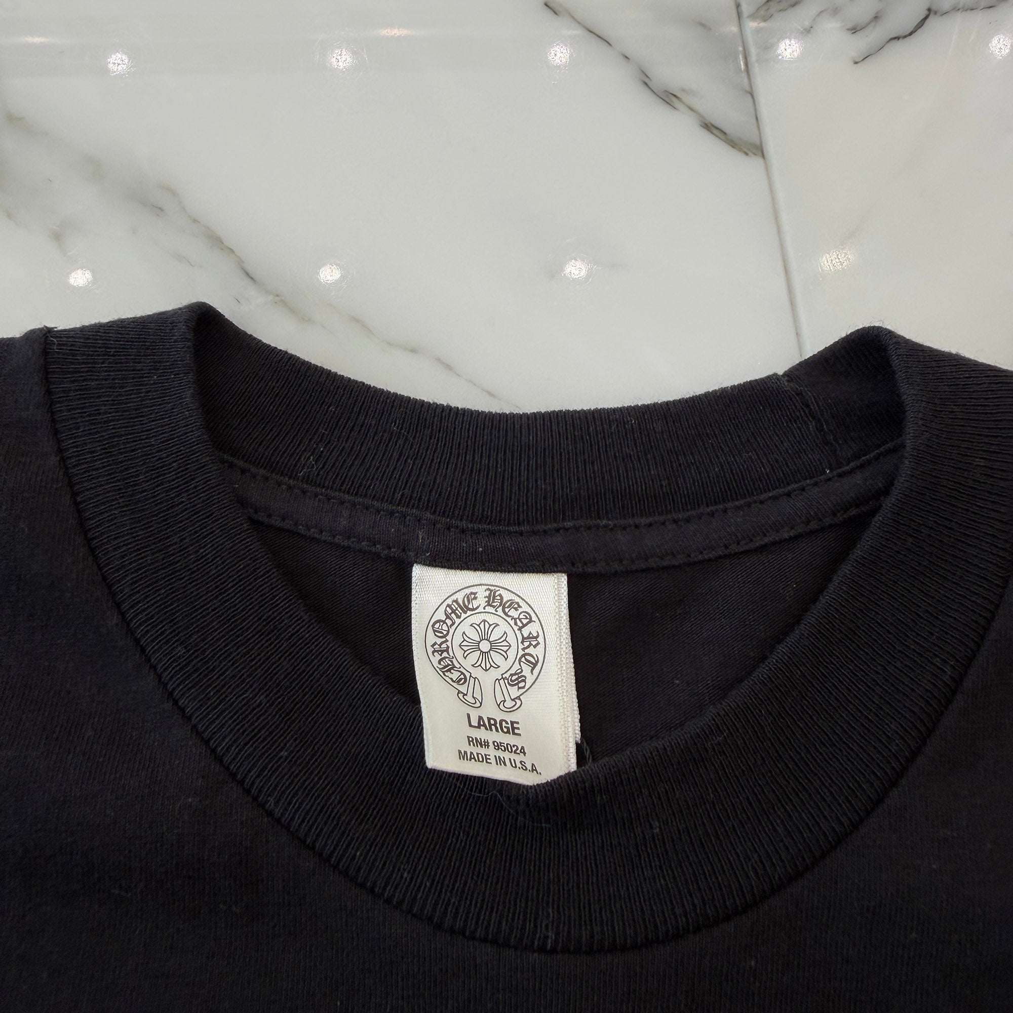 CHROME HEARTS New York Limited Back CH Plus Print Tee Size L クロムハーツ ニューヨーク限定 バック CHプラス プリント Tシャツ サイズL