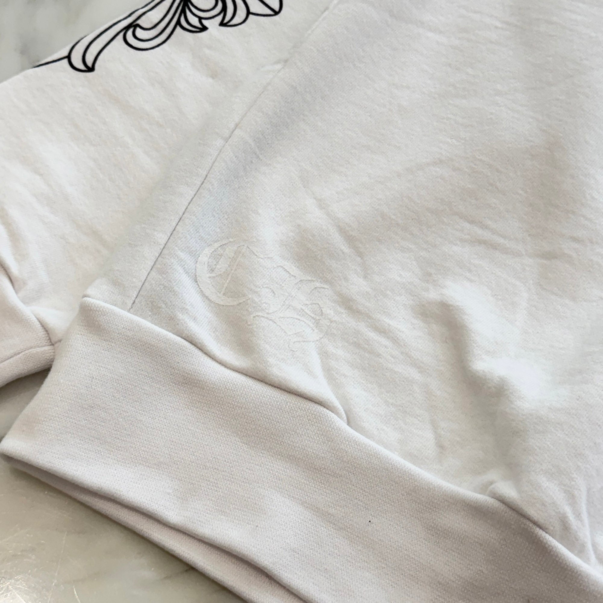 CHROME HEARTS "LOVE YOU" Crew Neck Sweat Shirt Size XL クロムハーツ ラブ ユー クルーネック スウェットシャツ サイズXL