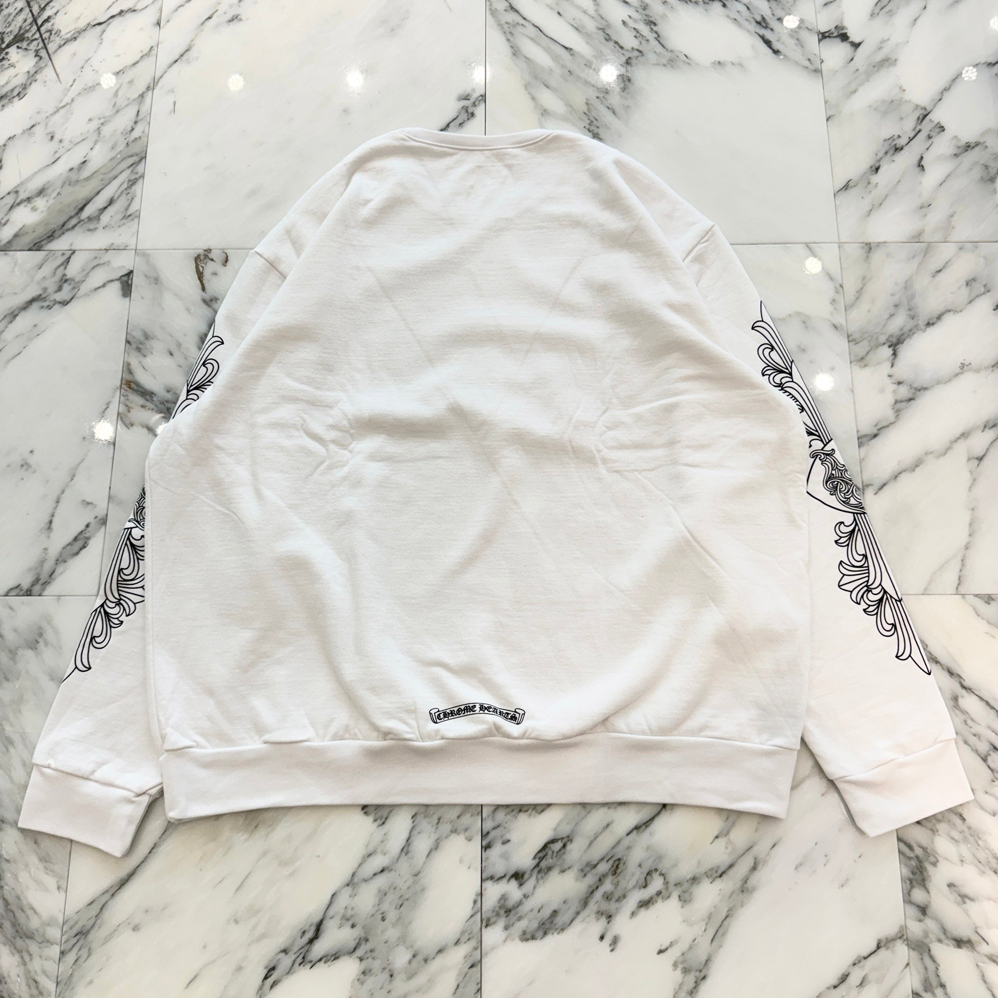 CHROME HEARTS "LOVE YOU" Crew Neck Sweat Shirt Size XL クロムハーツ ラブ ユー クルーネック スウェットシャツ サイズXL