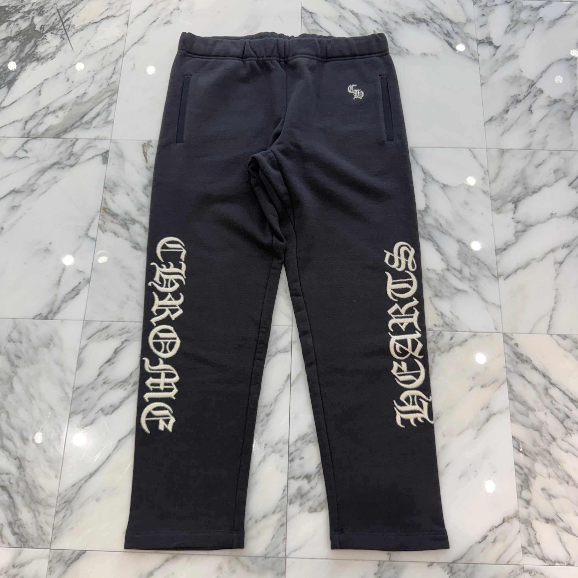 CHROME HEARTS SLO RIDE Logo Embroidery Sweat Long Pants Size L クロムハーツ スローライド ロゴ刺繍 スウェットロングパンツ サイズL