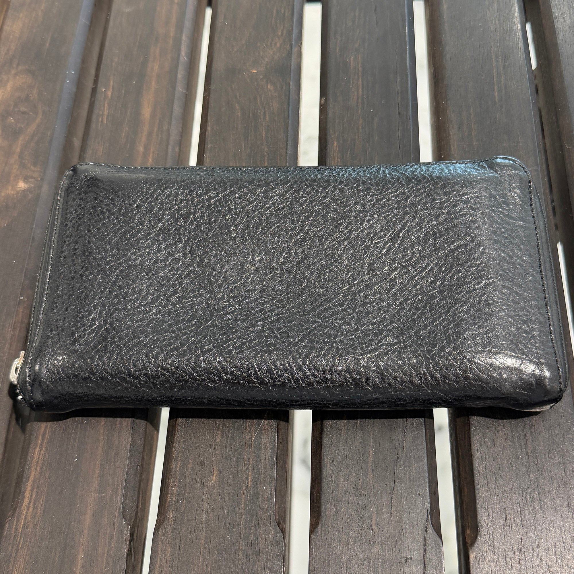 CHROME HEARTS 3 Cemetery Cross Leather Patch REC F ZIP Wallet クロムハーツ 3セメタリークロス レザーパッチ レック F ジップ ウォレット