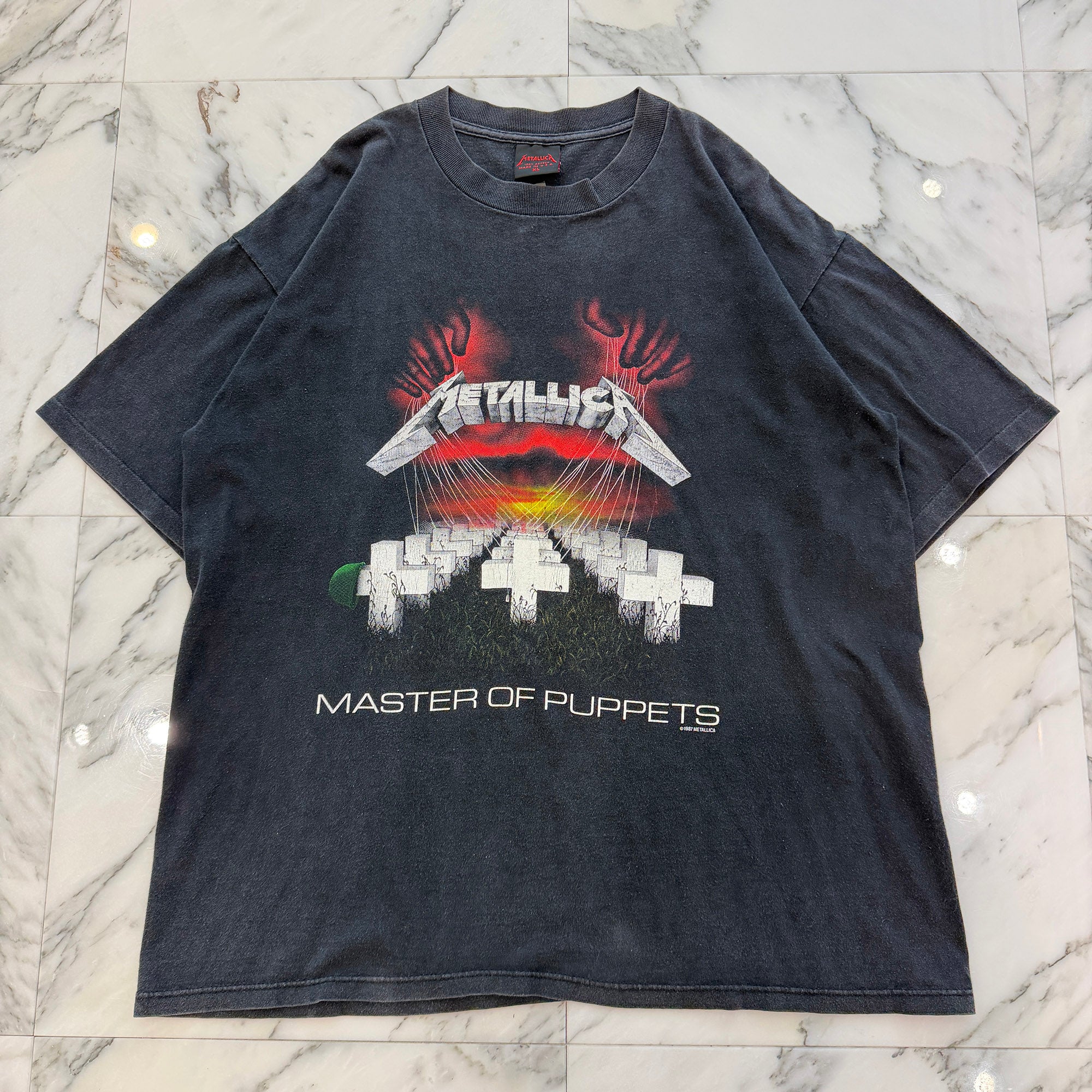 Vintage 90's Metallica "Master of Puppets 1987" Official S/S Tee Size XL ヴィンテージ 90's メタリカ "メタル・マスター 1987" オフィシャル Tシャツ サイズXL