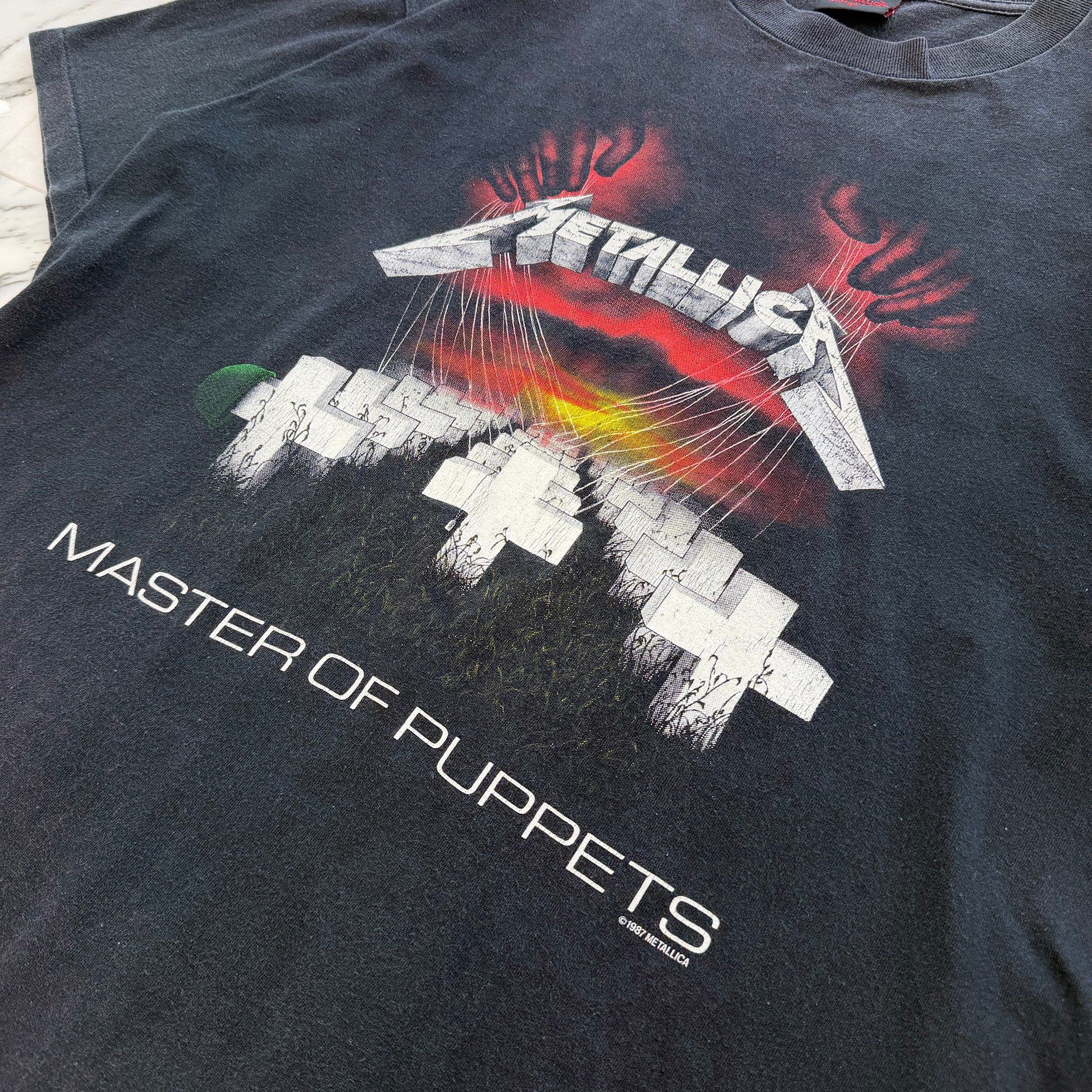 Vintage 90's Metallica "Master of Puppets 1987" Official S/S Tee Size XL ヴィンテージ 90's メタリカ "メタル・マスター 1987" オフィシャル Tシャツ サイズXL
