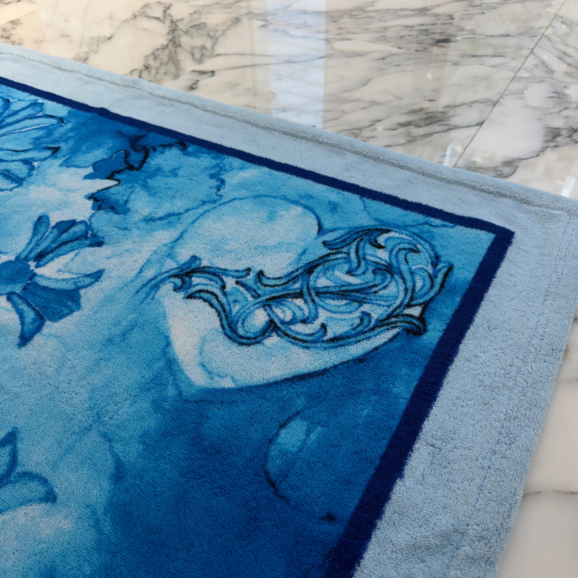 CHROME HEARTS CH Plus Jacquard Beach Towel クロムハーツ CHプラス ジャカード ビーチタオル