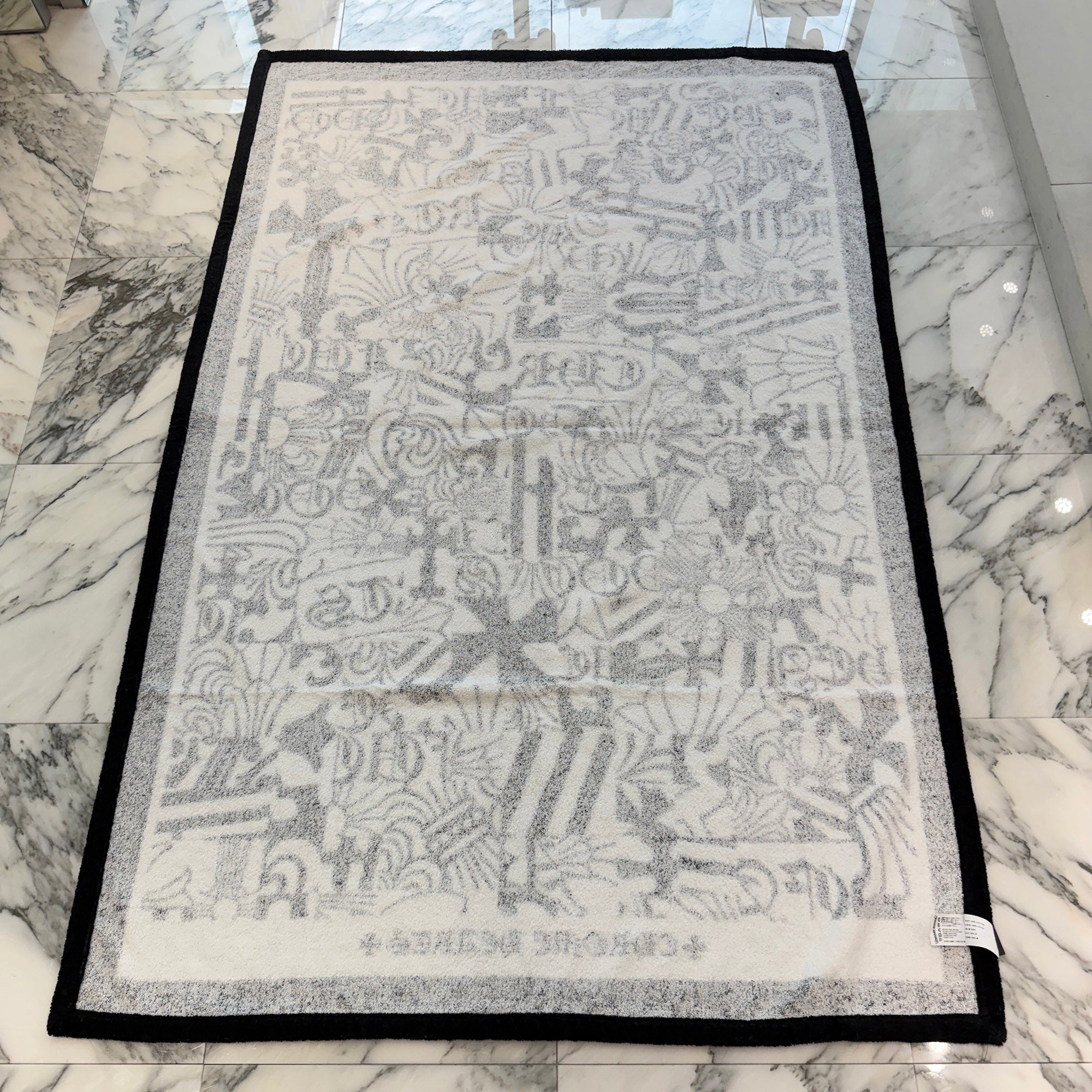 CHROME HEARTS Multi Logo Jacquard Beach Towel クロムハーツ マルチロゴ ジャカード ビーチタオル