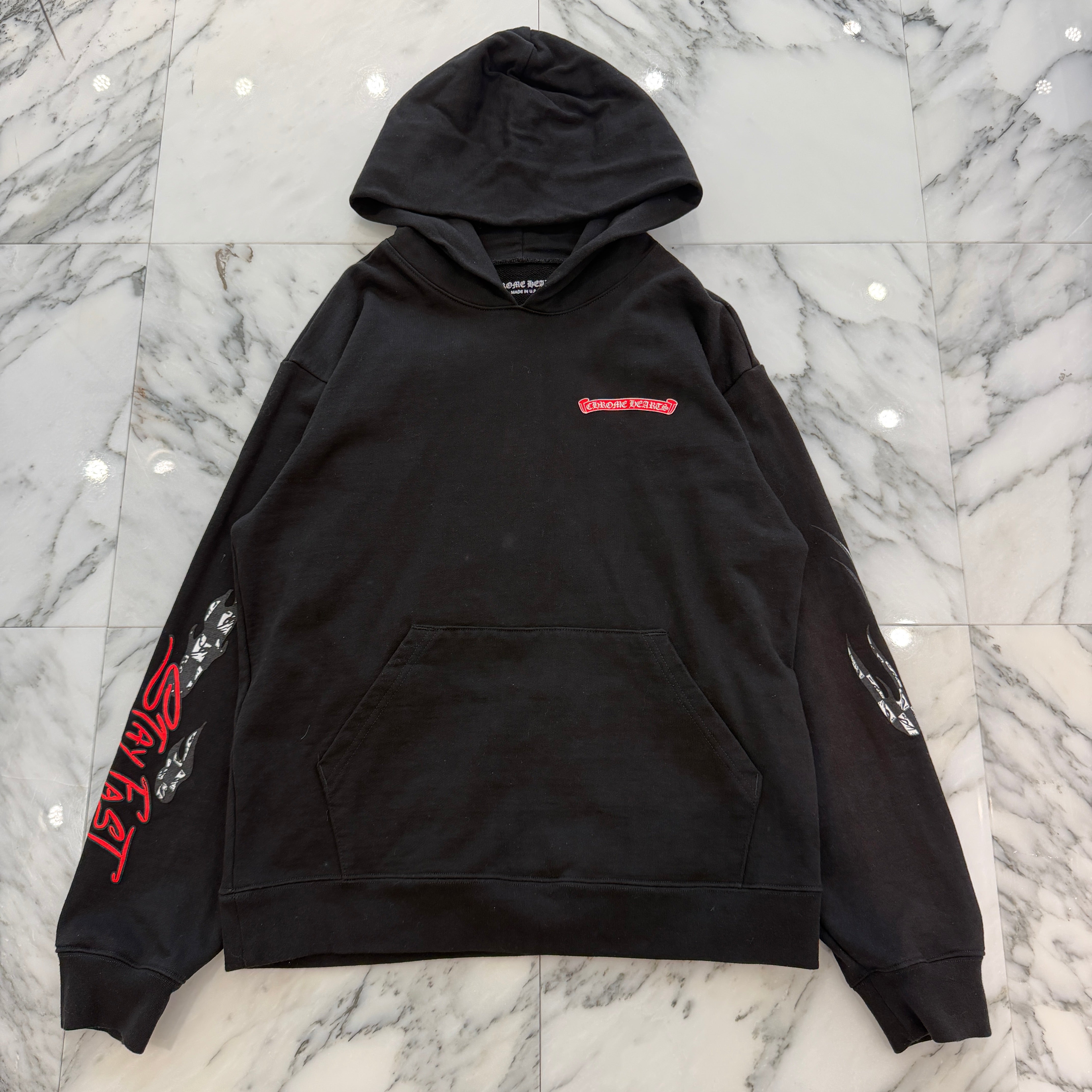 CHROME HEARTS × MATTY BOY PPO STAY FAST RACE TEAM Pullover Hoodie Size L クロムハーツ × マッティボーイ PPO スティファスト レースチーム プルオーバーフーディー サイズＬ
