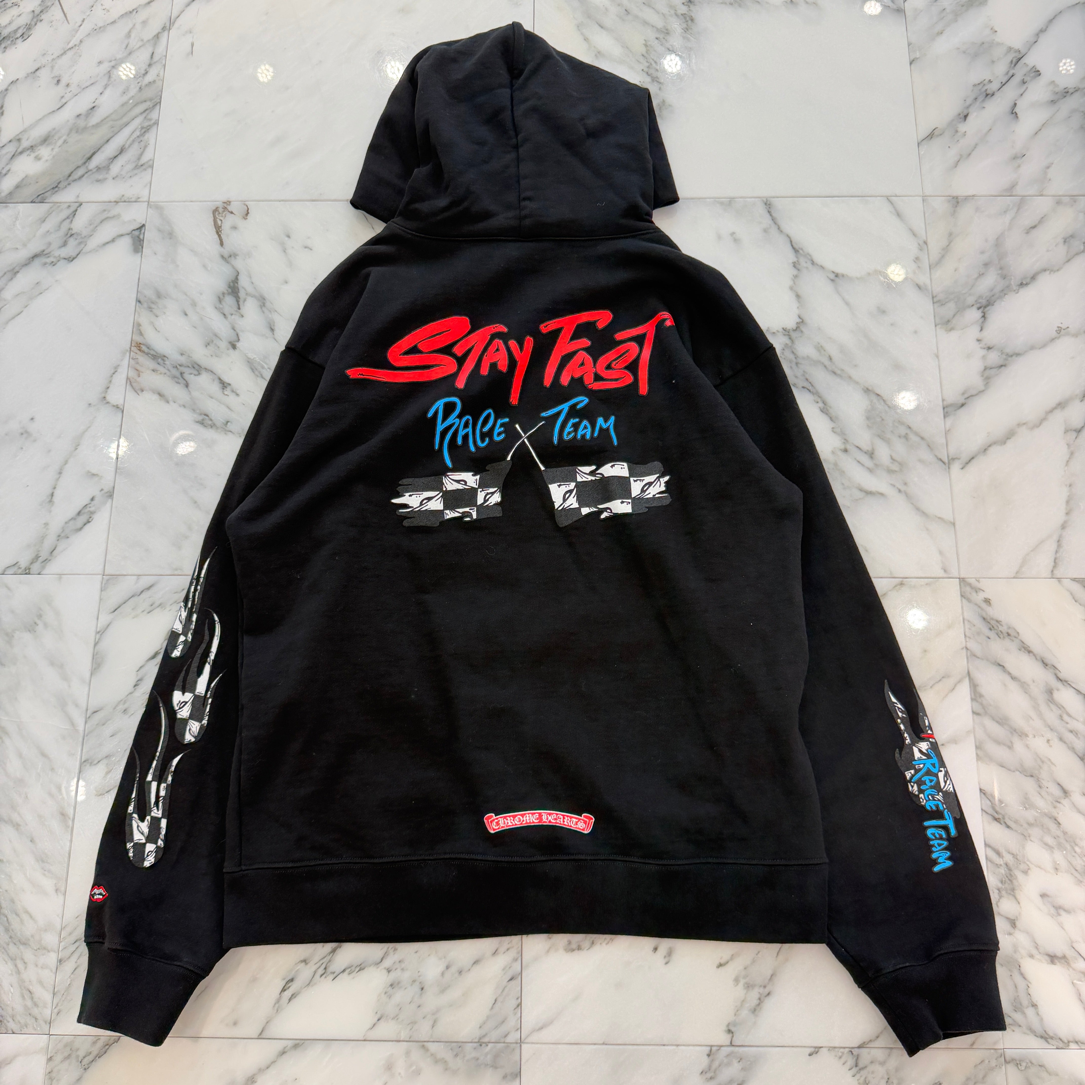 CHROME HEARTS × MATTY BOY PPO STAY FAST RACE TEAM Pullover Hoodie Size L クロムハーツ × マッティボーイ PPO スティファスト レースチーム プルオーバーフーディー サイズＬ
