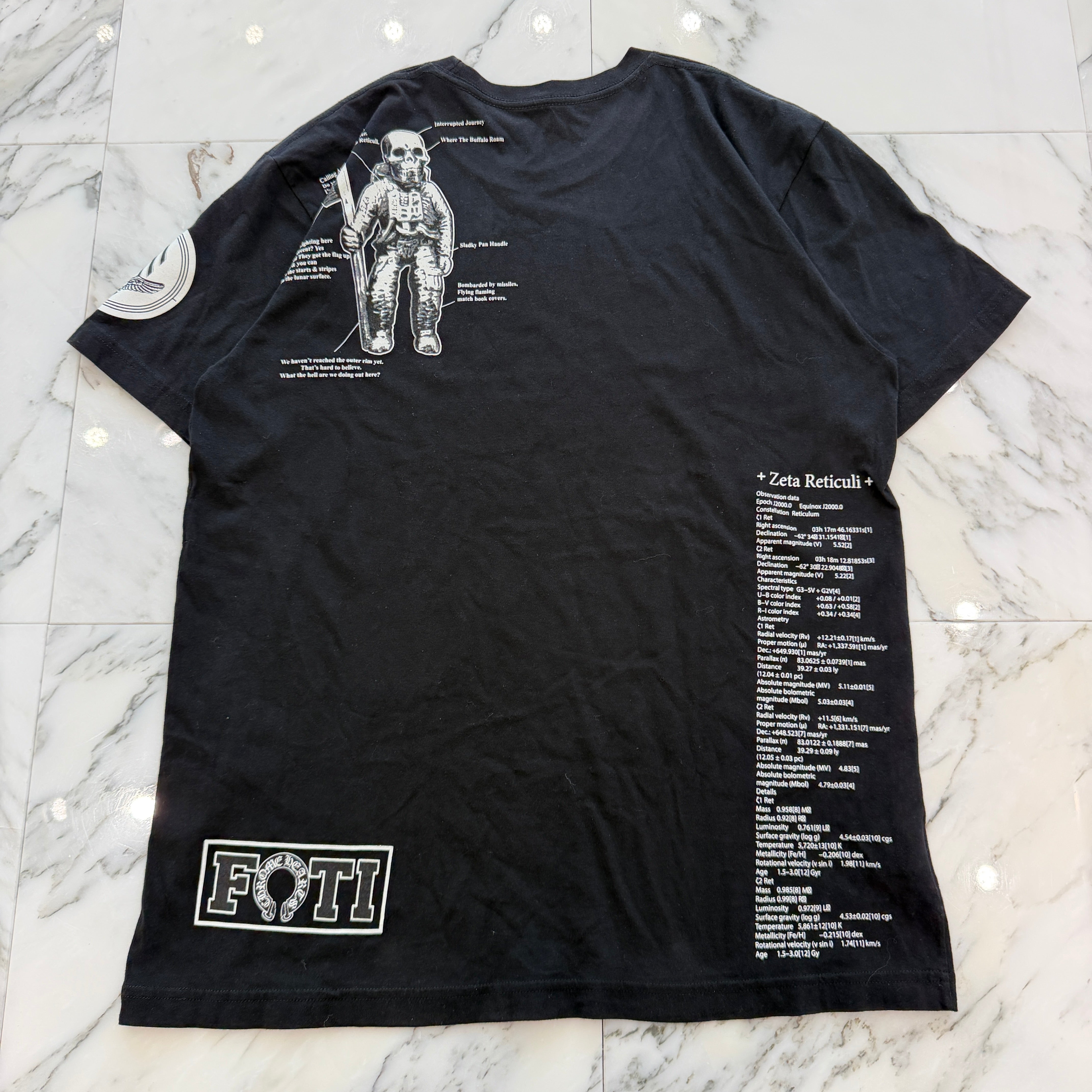 CHROME HEARTS 2022SS JOE FOTI Limited Exhibition Graphic Print Tee Size L クロムハーツ ジョーフォティ リミテッド エキシビジョン グラフィック プリント Tシャツ サイズL