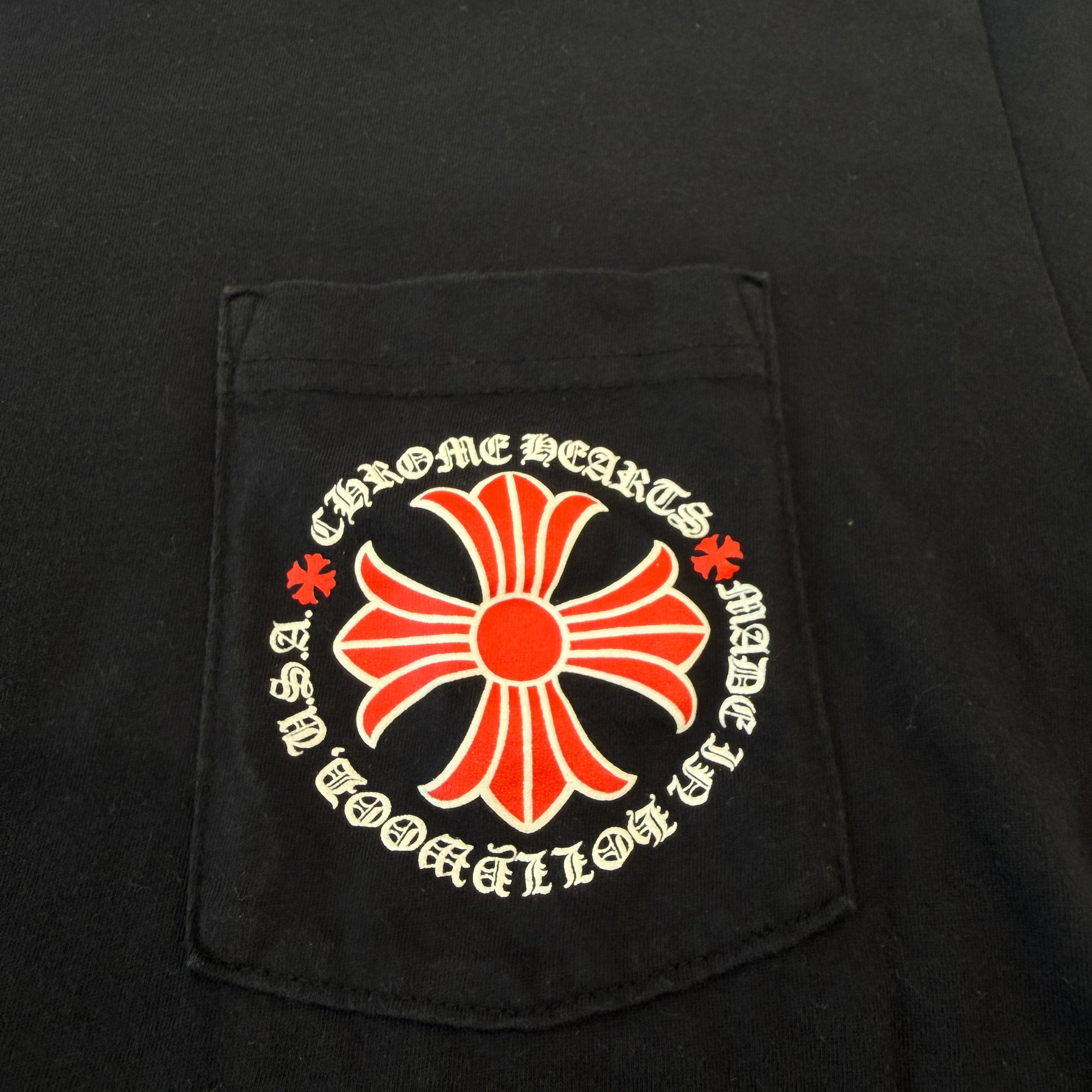 CHROME HEARTS Hollywood Limited Red CH Plus Horseshoe Tee Size L クロムハーツ ハリウッド限定 レッド CHプラス ホースシュー Tシャツ サイズL