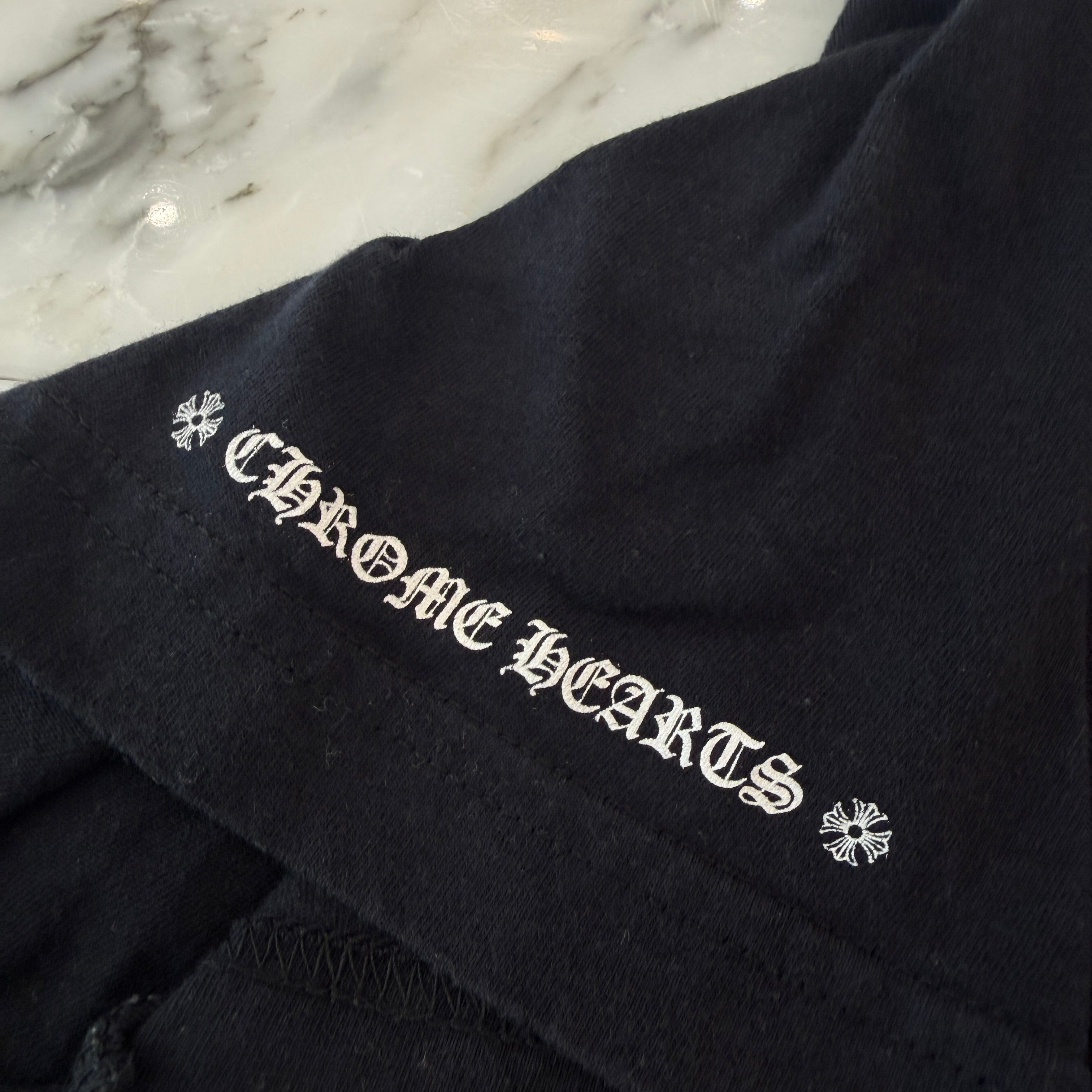 CHROME HEARTS Hollywood Limited Red CH Plus Horseshoe Tee Size L クロムハーツ ハリウッド限定 レッド CHプラス ホースシュー Tシャツ サイズL