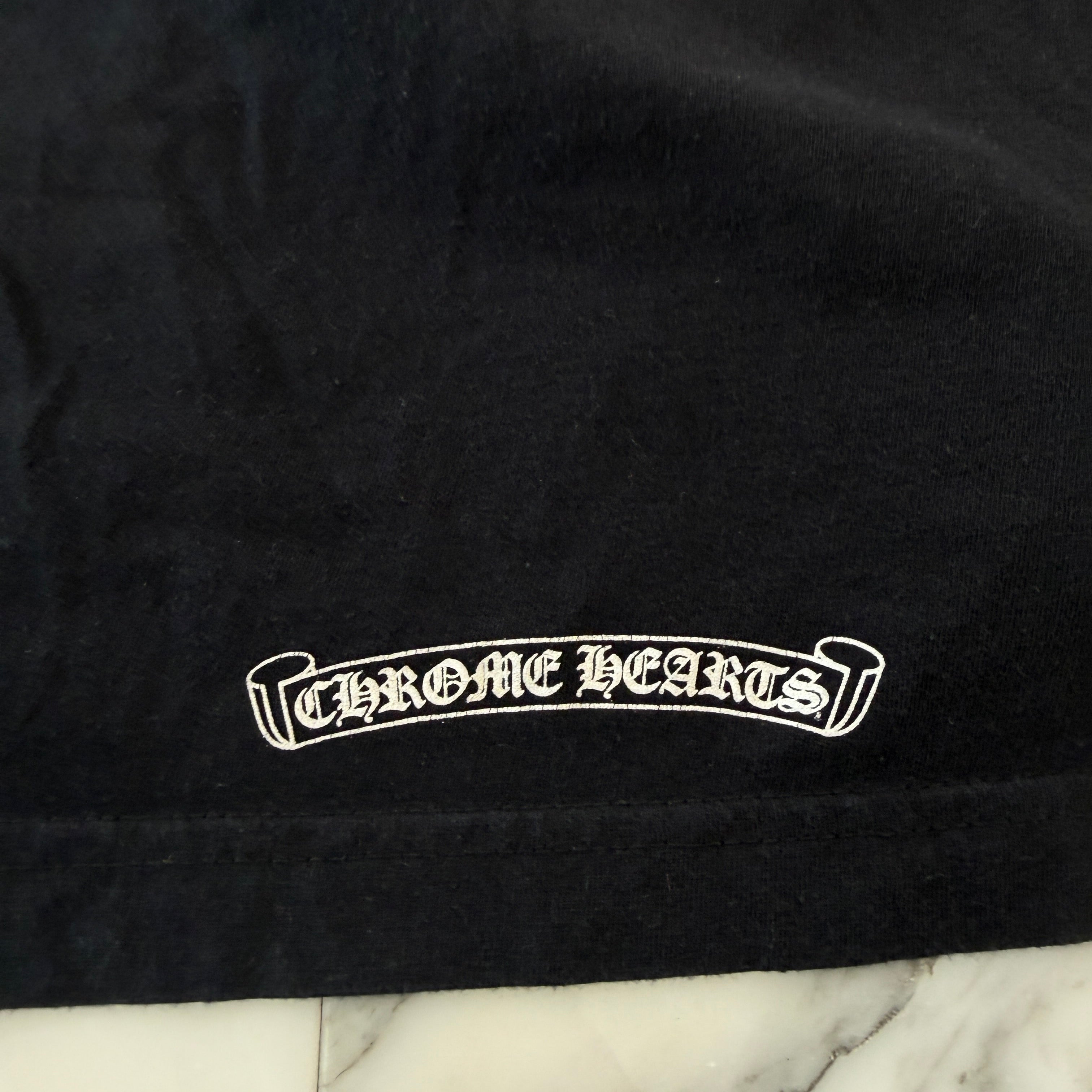 CHROME HEARTS Hollywood Limited Red CH Plus Horseshoe Tee Size L クロムハーツ ハリウッド限定 レッド CHプラス ホースシュー Tシャツ サイズL