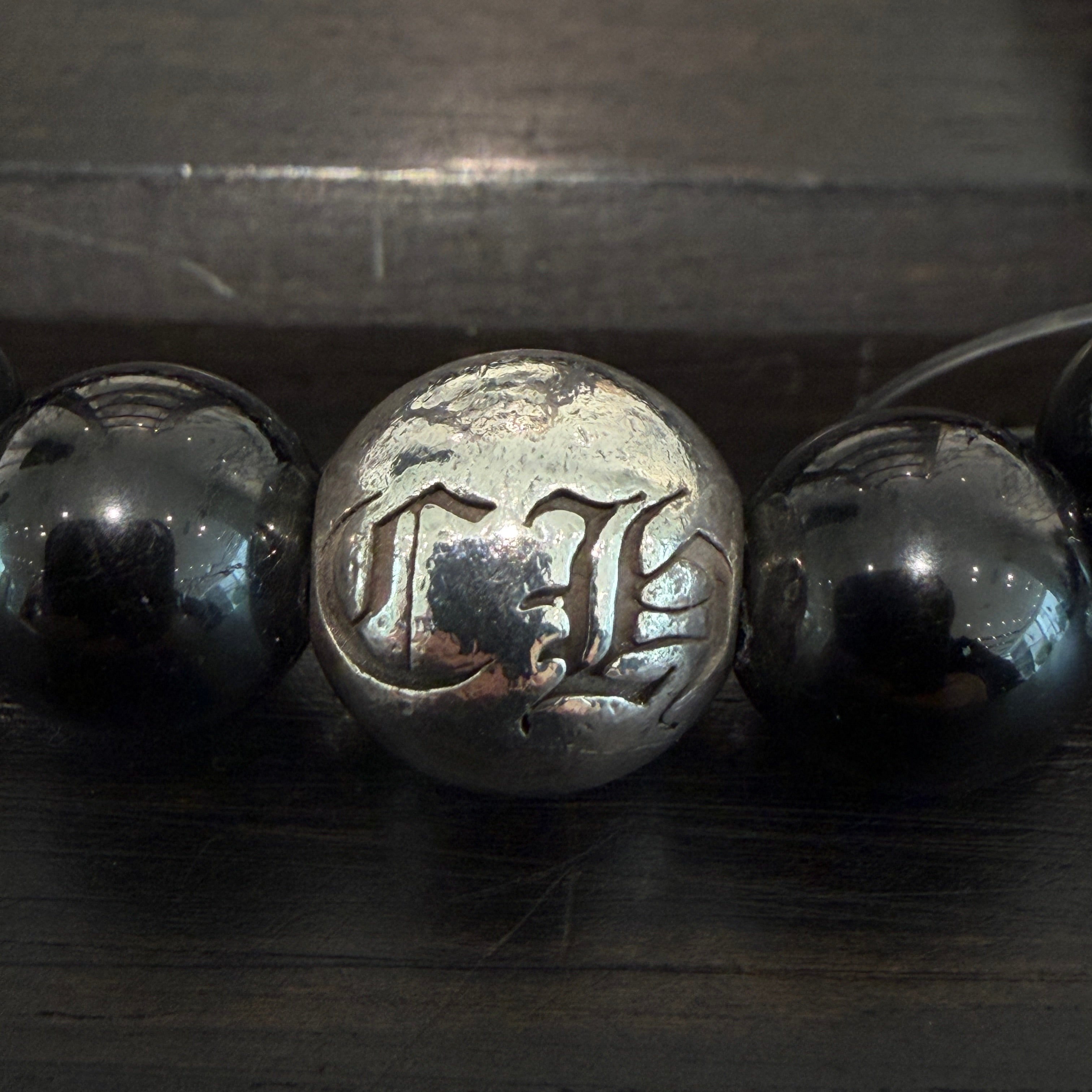 CHROME HEARTS CH Logo Ball Beads Bracelet クロムハーツ CHロゴボール ビーズブレスレット