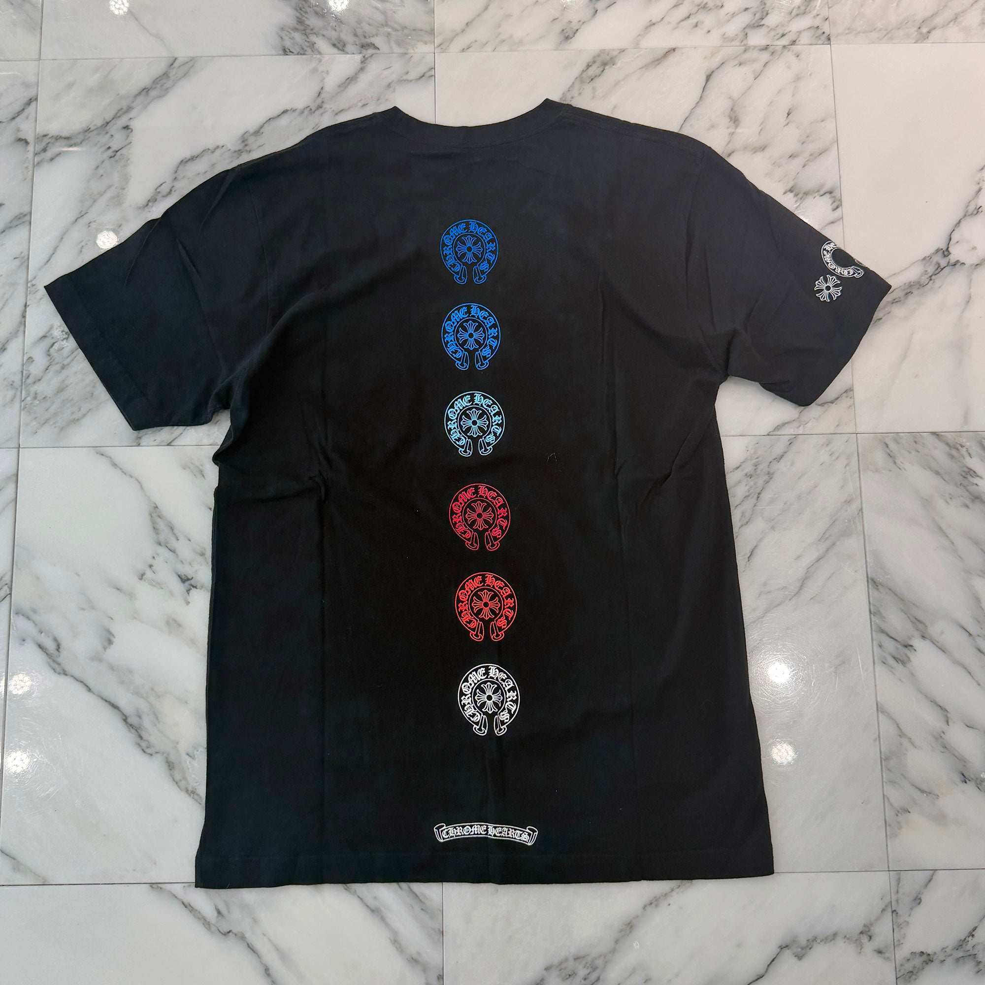 CHROME HEARTS Multi Color Horseshoe Tee Size L クロムハーツ マルチカラー ホースシュー Tシャツ サイズL