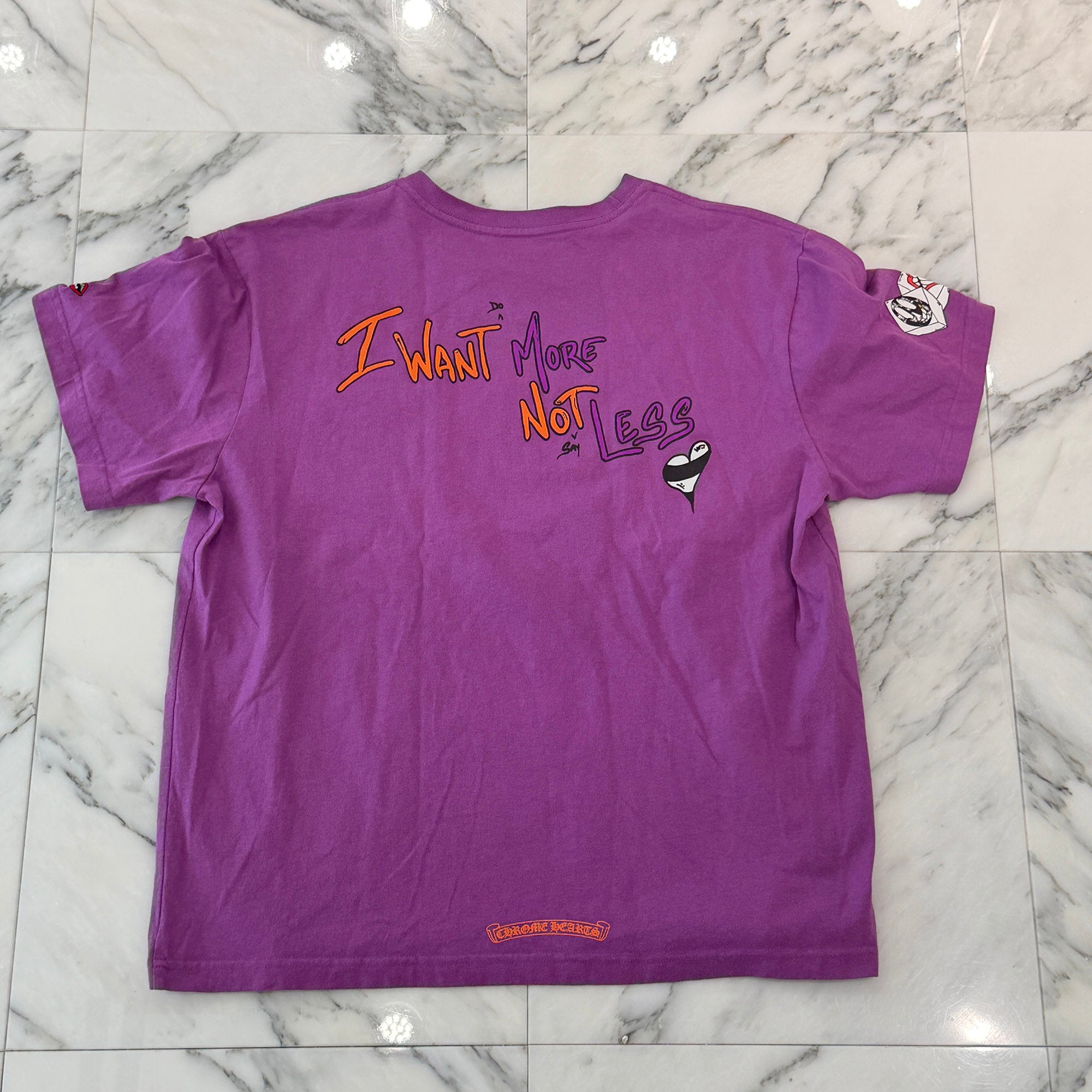 CHROME HEARTS × MATTY BOY 2024AW "I WANT MORE NOT LESS" Tee Size XL クロムハーツ × マッティボーイ "アイウォントモアレス" Tシャツ サイズXL