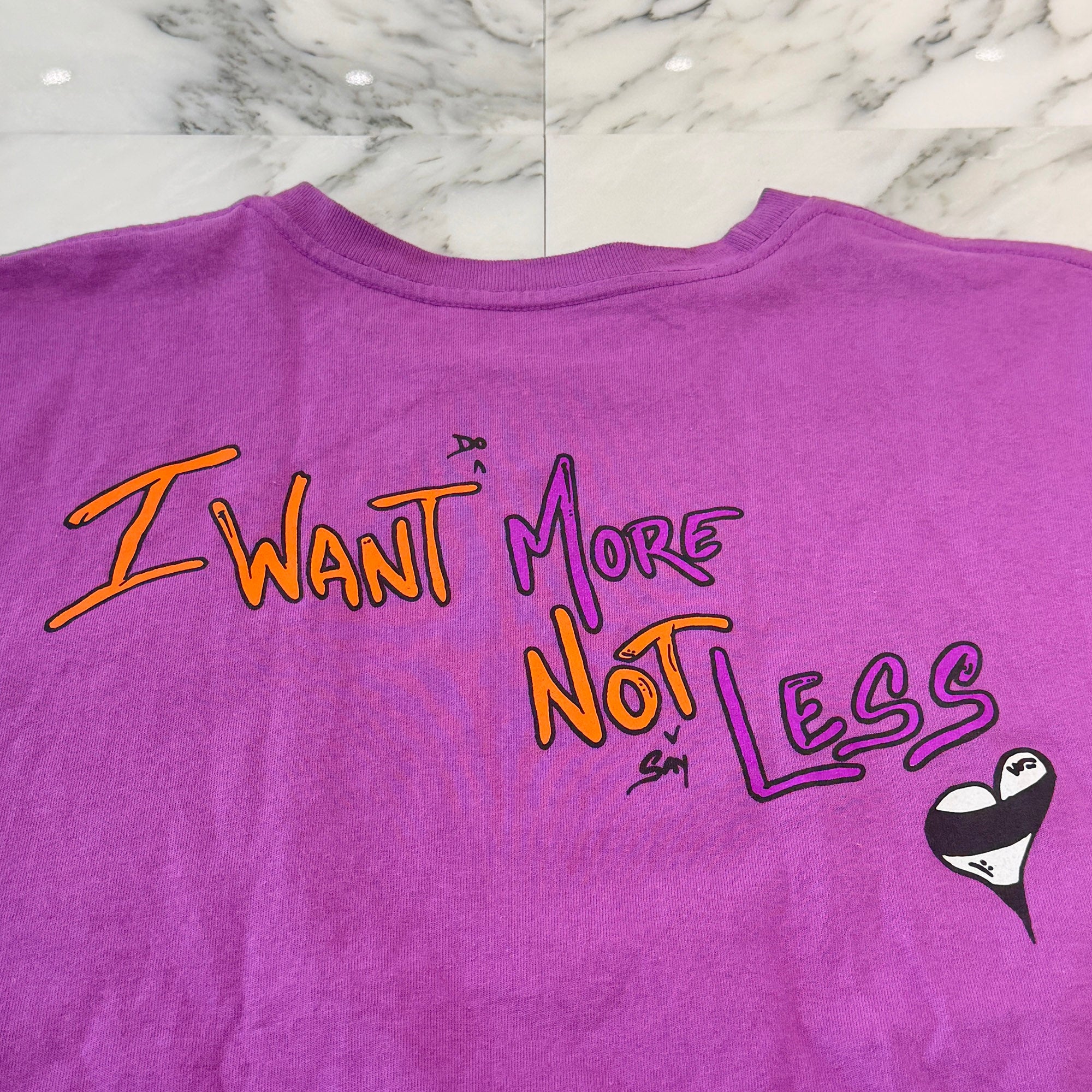 CHROME HEARTS × MATTY BOY 2024AW "I WANT MORE NOT LESS" Tee Size XL クロムハーツ × マッティボーイ "アイウォントモアレス" Tシャツ サイズXL