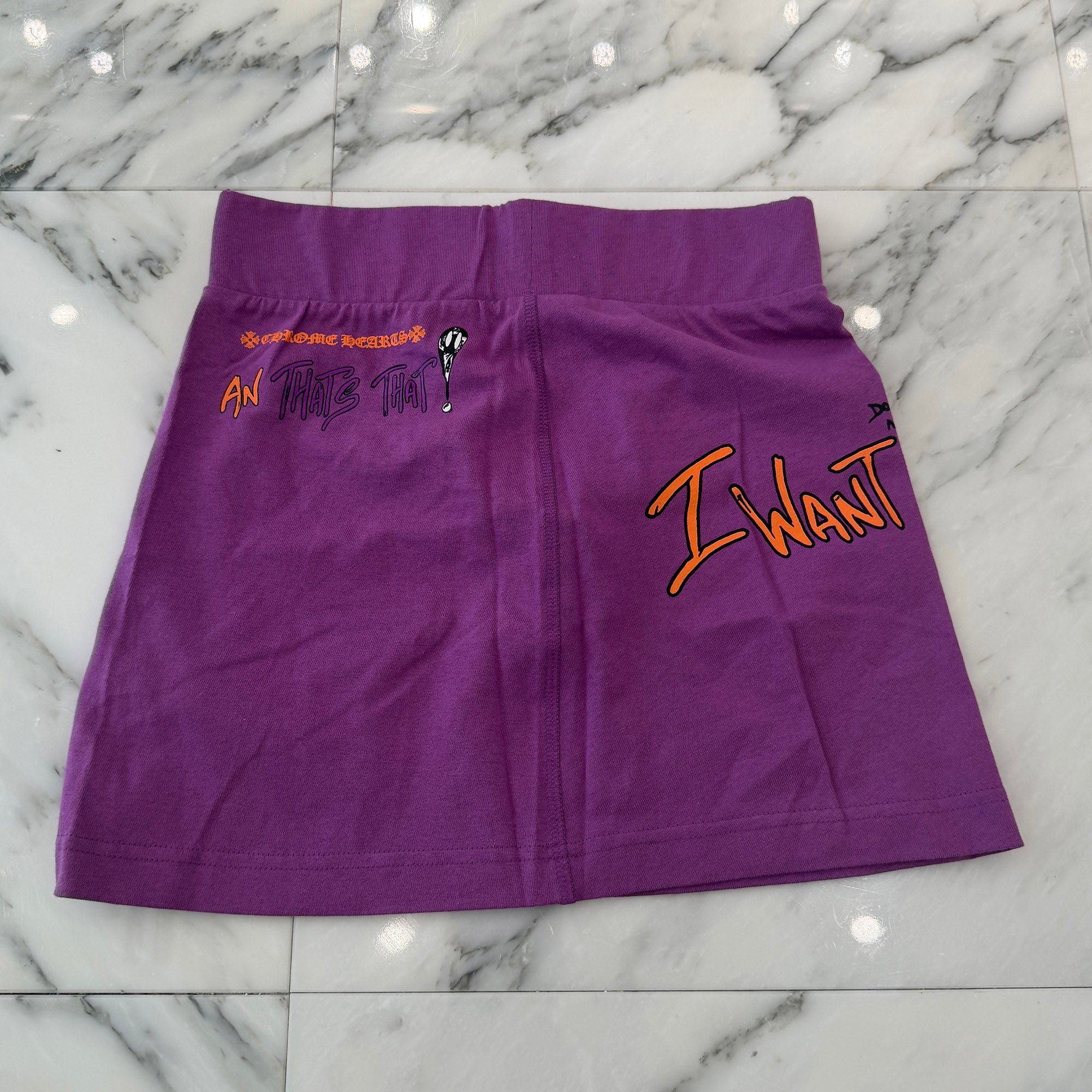 CHROME HEARTS × MATTY BOY 2024AW "I WANT MORE NOT LESS" Mini Skirt Size S クロムハーツ × マッティボーイ アイウォント モア ノット レス ミニスカート サイズS