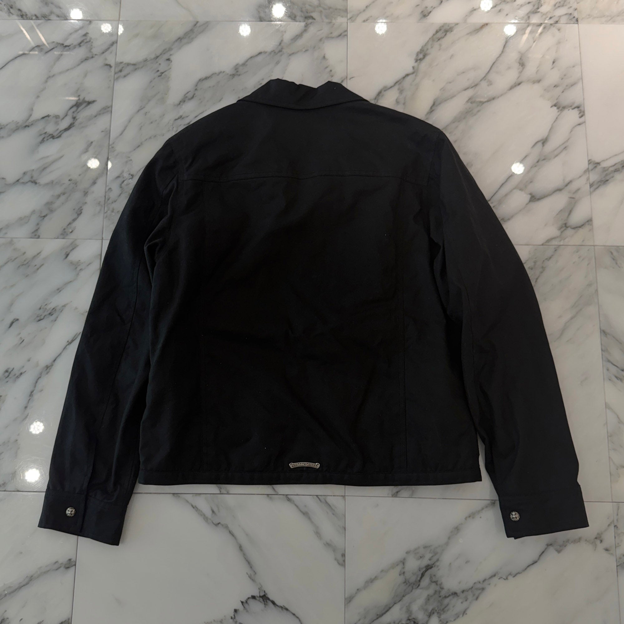 CHROME HEARTS WHIPLASH Oil Finished Fabric Jacket Size S クロムハーツ ウィップラッシュ オイル加工 ファブリックジャケット サイズS