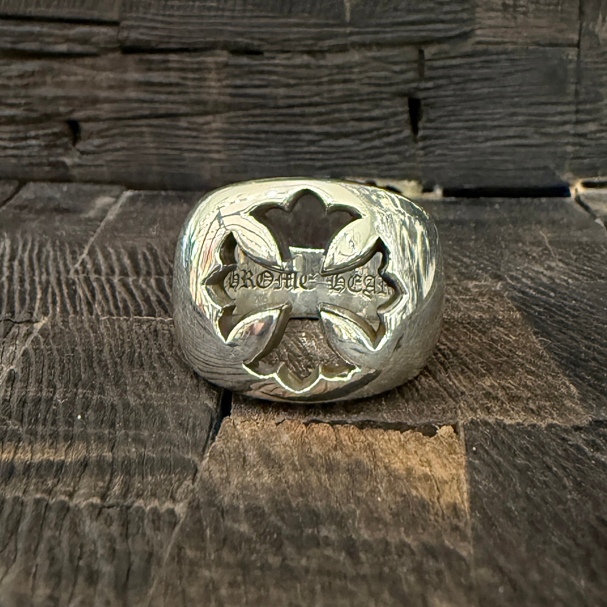 CHROME HEARTS  Negative Space CH Plus Ring Size 9.5号 クロムハーツ ネガティブスペース CHプラス リング サイズ9.5号