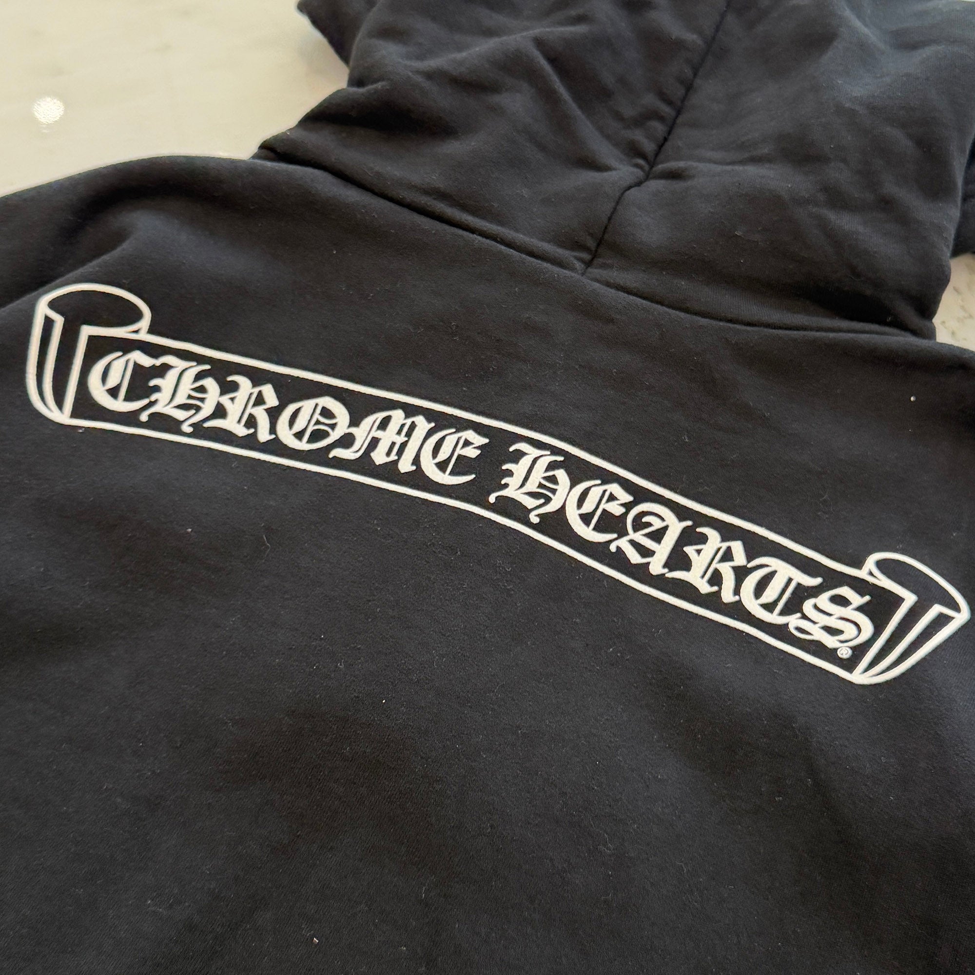 CHROME HEARTS 2021SS MLTCOL CEM CRS Pullover Hoodie Size L クロムハーツ マルチカラー セメタリークロス プルオーバー フーディ サイズL