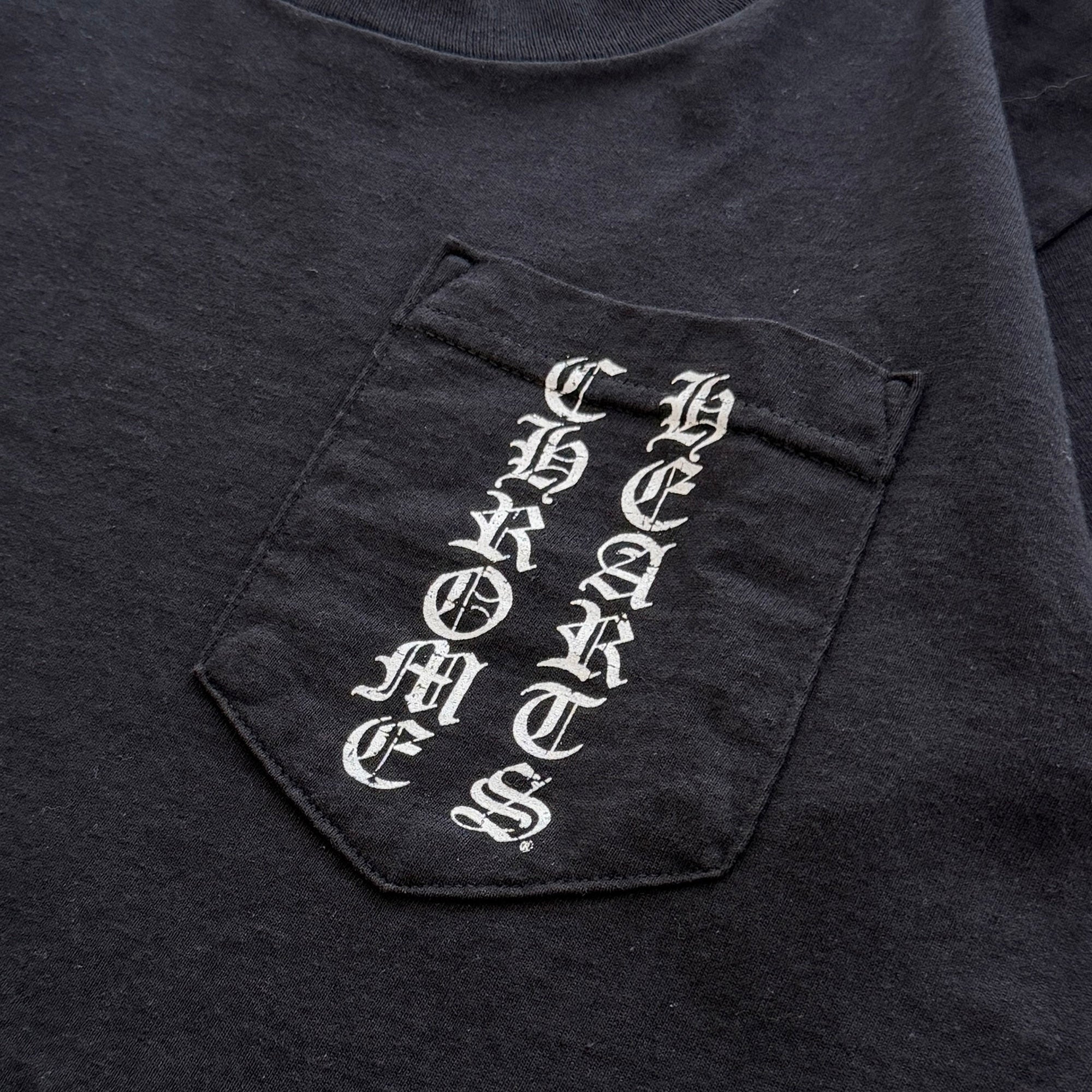 CHROME HEARTS Back T Bar Logo Side Star Tee Size S クロムハーツ バック Tバー ロゴ サイドスター Tシャツ サイズS