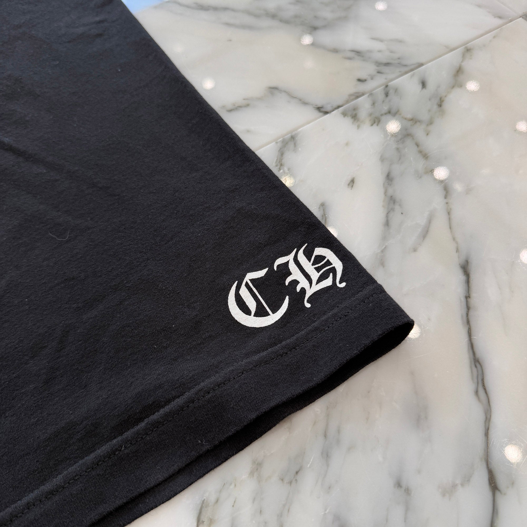 CHROME HEARTS Back T Bar Logo Side Star Tee Size S クロムハーツ バック Tバー ロゴ サイドスター Tシャツ サイズS