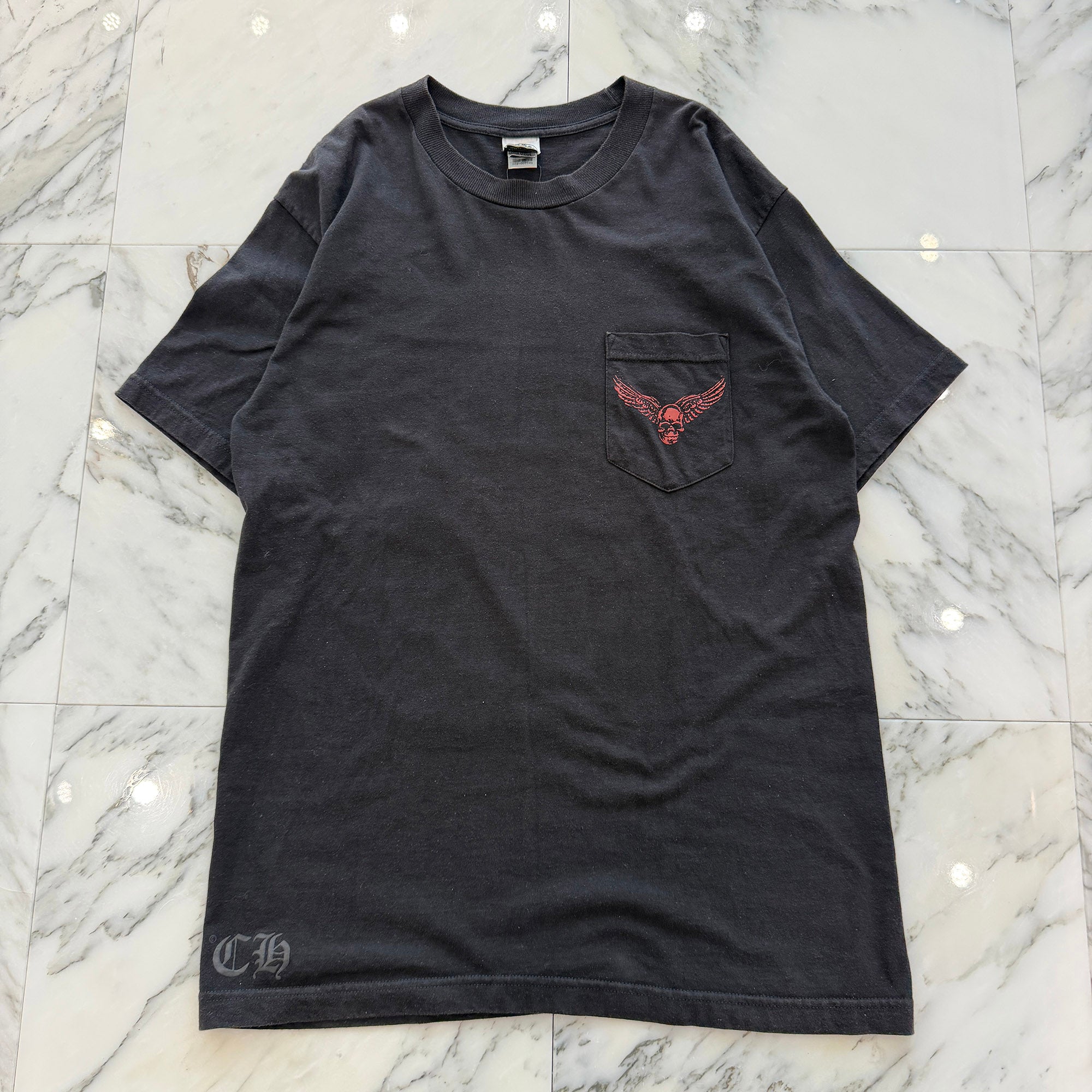 CHROME HEARTS JOE FOTI Skull Wing Tee Size L クロムハーツ ジョーフォティ スカルウィング Tシャツ サイズL