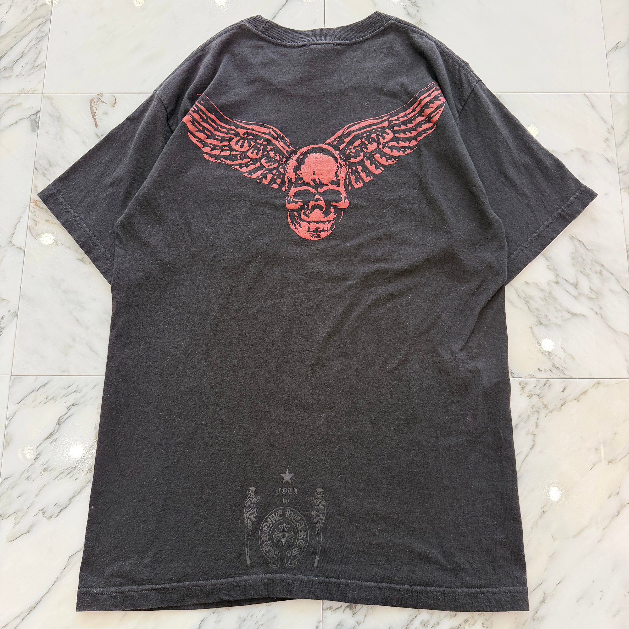 CHROME HEARTS JOE FOTI Skull Wing Tee Size L クロムハーツ ジョーフォティ スカルウィング Tシャツ サイズL