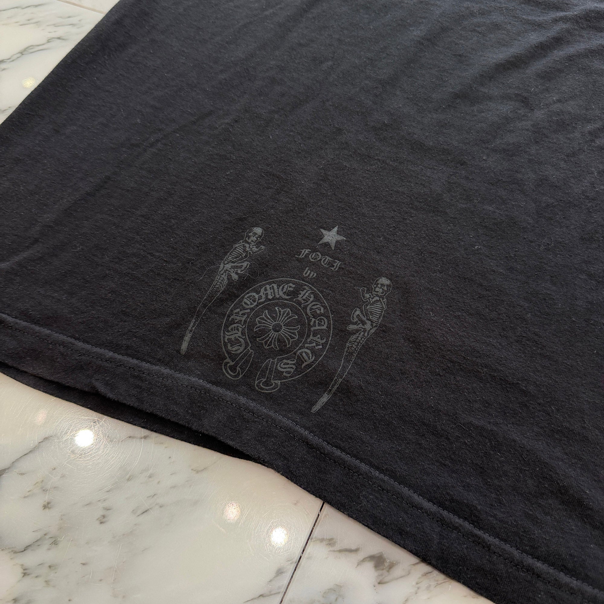 CHROME HEARTS JOE FOTI Skull Wing Tee Size L クロムハーツ ジョーフォティ スカルウィング Tシャツ サイズL
