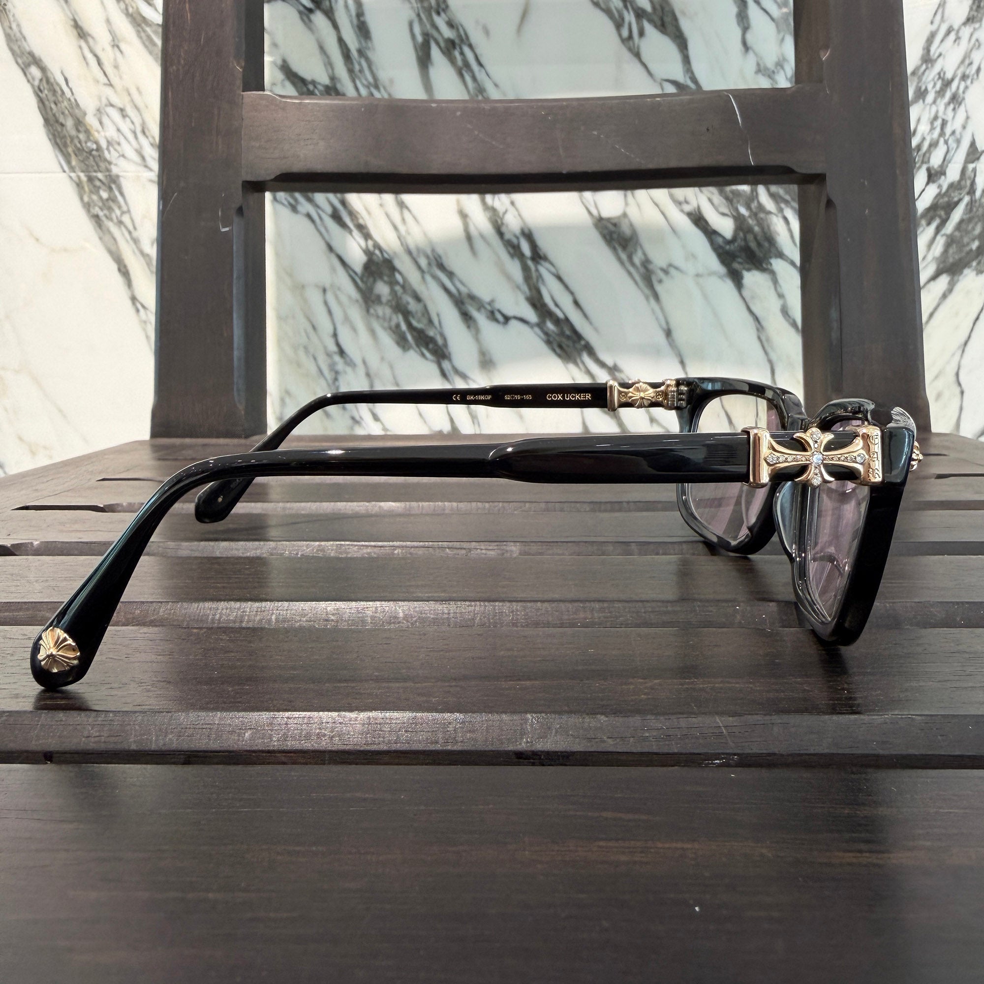 CHROME HEARTS COX UCKER Sunglasses Pave Diamond Size 52口19-153 クロムハーツ コックス タッカーサングラス パヴェダイアモンド サイズ52口19-153