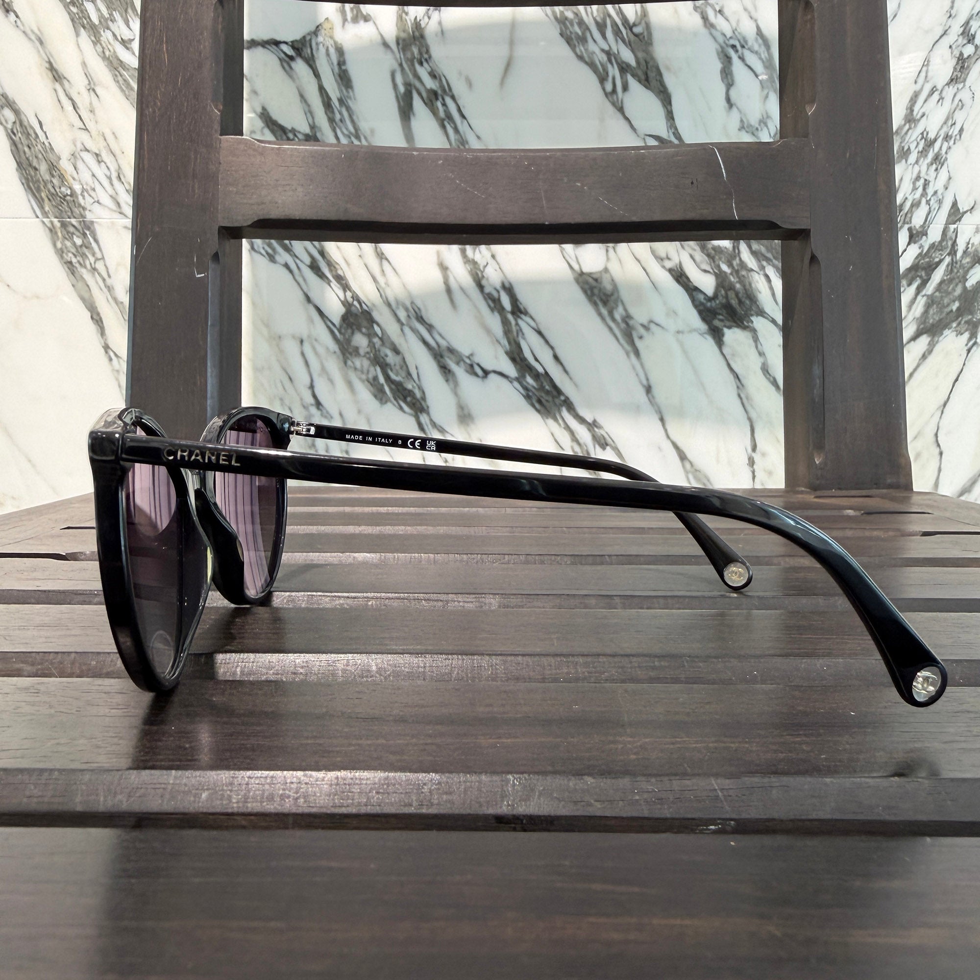 CHANEL Coco Mark Cat Eye Sunglasses CH5448A Size 54□17 140 シャネル ココマーク キャットアイ サングラス サイズ54□17 140