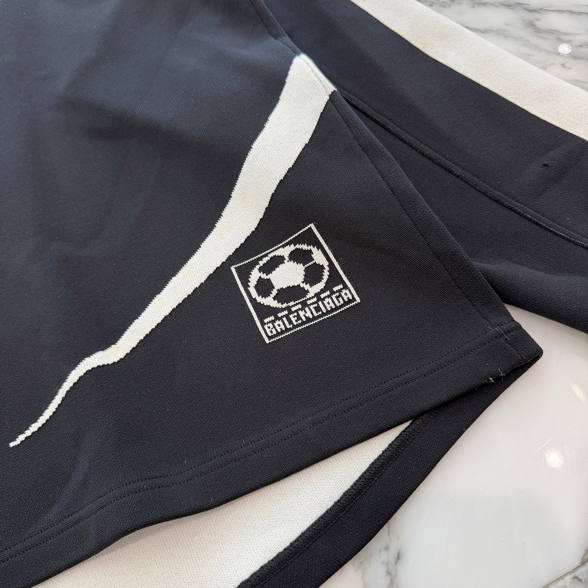 BALENCIAGA 2020AW Football Logo Turtleneck Knit 641796 T6182 Size XS バレンシアガ フットボールロゴ タートルネックニット サイズXS